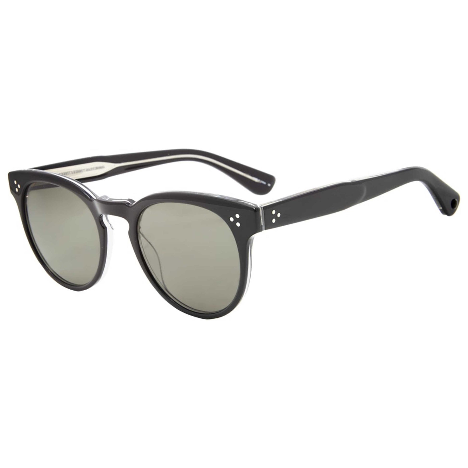 Front view of Garrett Leight Fashion Unisex Sunglasses 2072-50-BKLCY-G15-BKLCY-G15-40