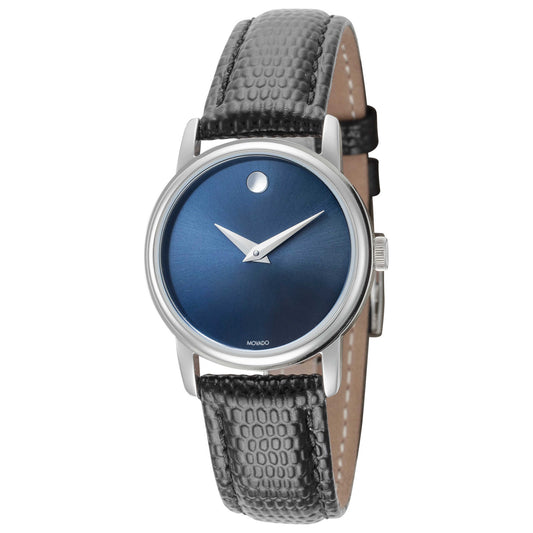 Front view of Movado Classic Museum Women's Quartz Watch 2100010