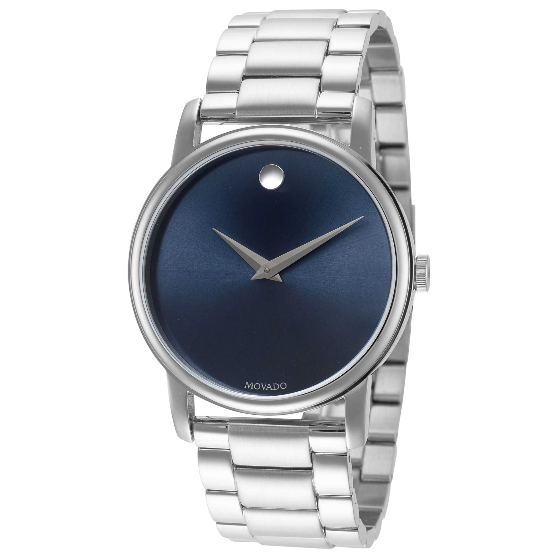 Front view of Movado Classic Men's Quartz Watch 2100015