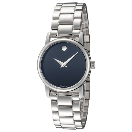Front view of Movado Classic Museum Women's Quartz Watch 2100017