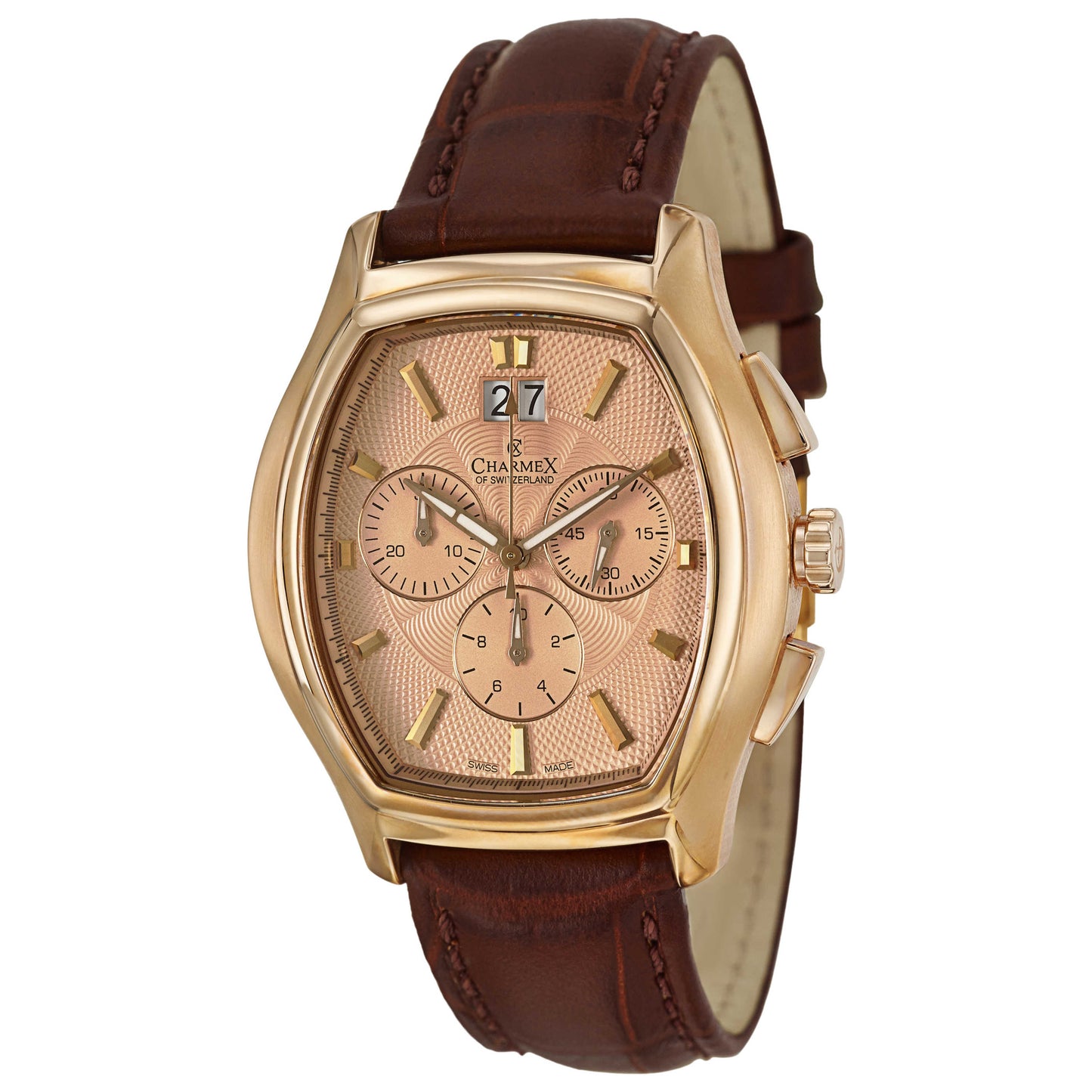 Front view of Charmex St. Moritz Men's Swiss Quartz (Battery-Powered) Watch 2167