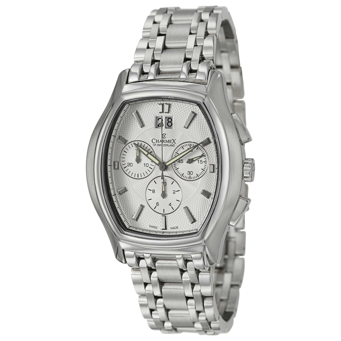 Front view of Charmex St. Moritz Men's Swiss Quartz (Battery-Powered) Watch 2175