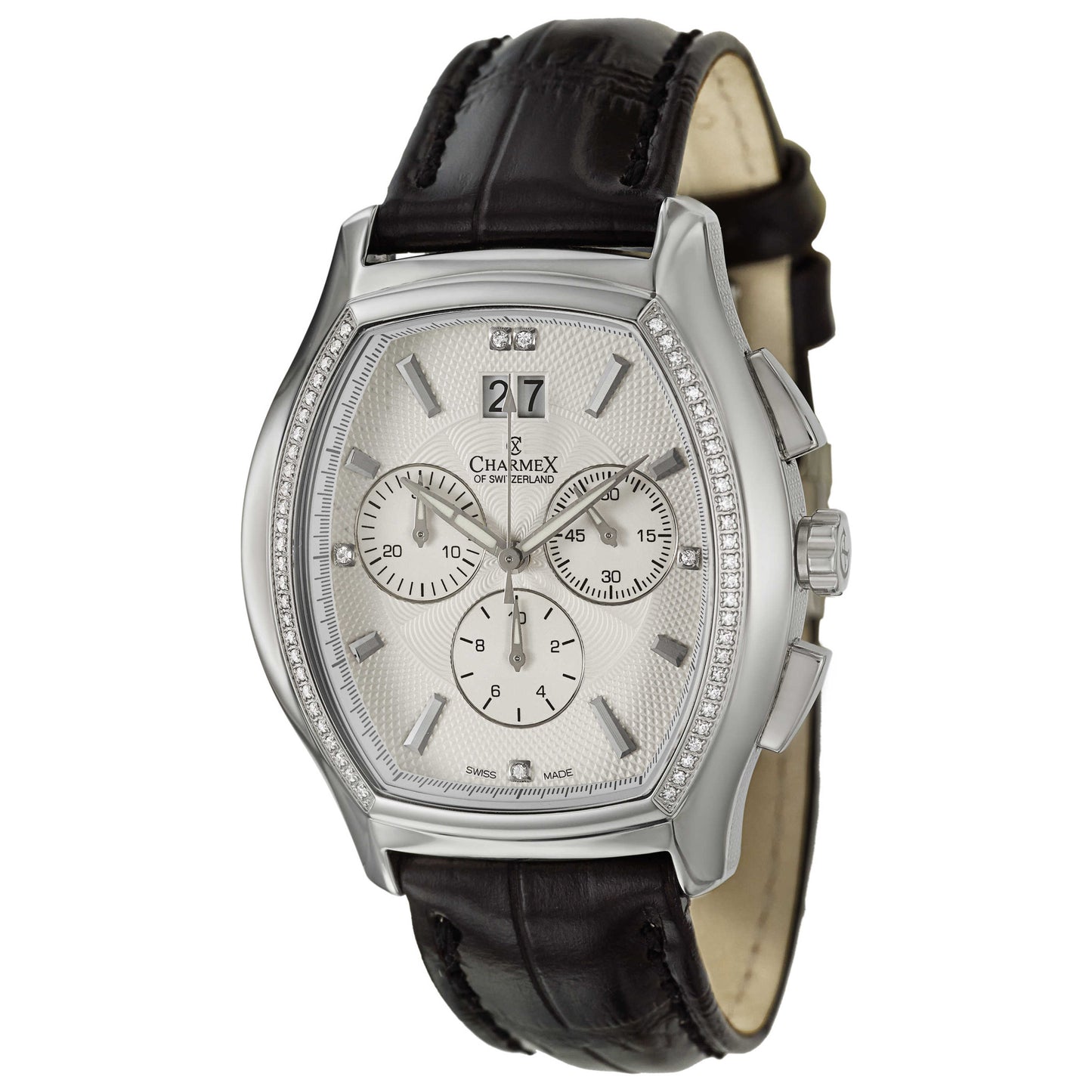 Front view of Charmex St. Moritz Men's Swiss Quartz (Battery-Powered) Watch 2180