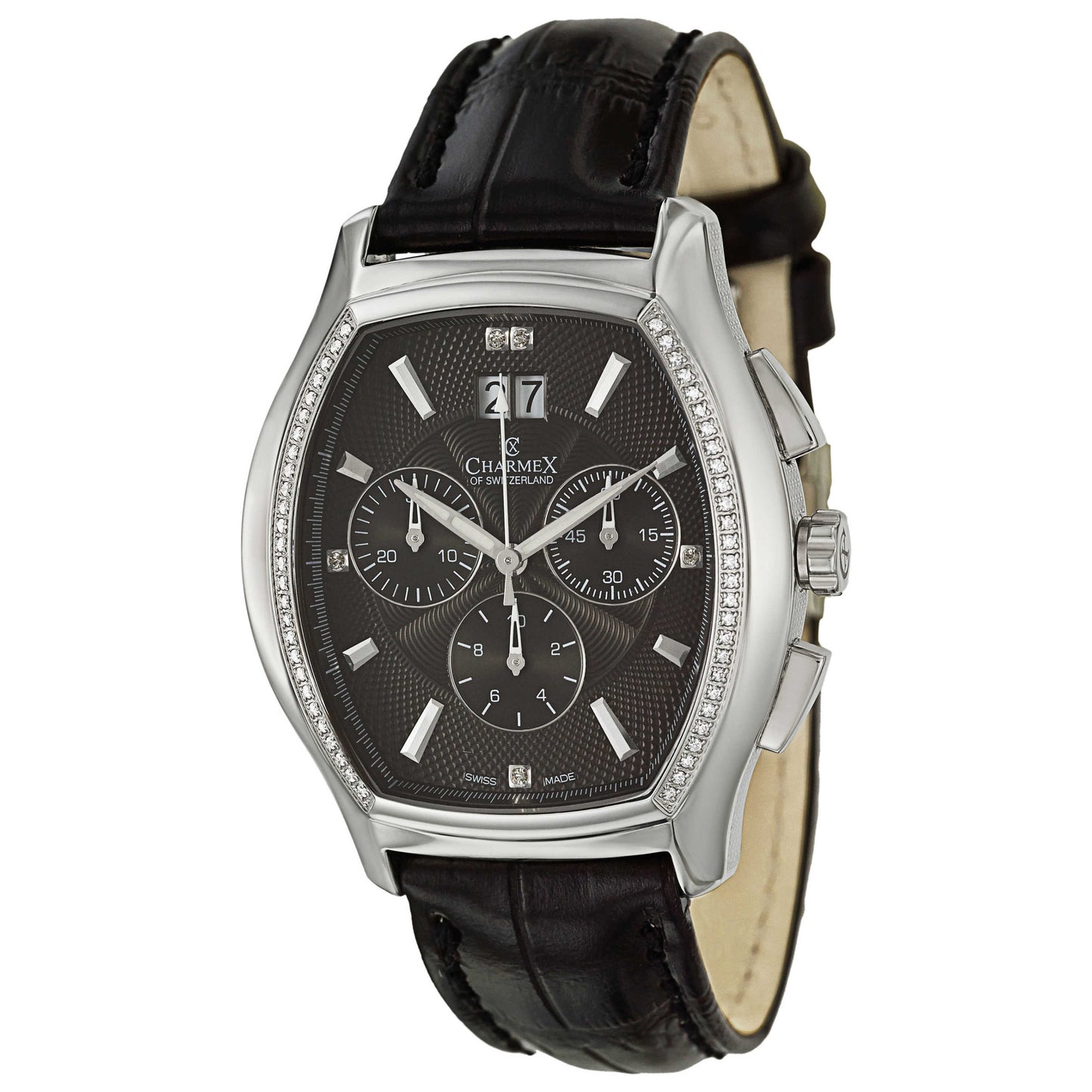 Front view of Charmex St. Moritz Men's Swiss Quartz (Battery-Powered) Watch 2181