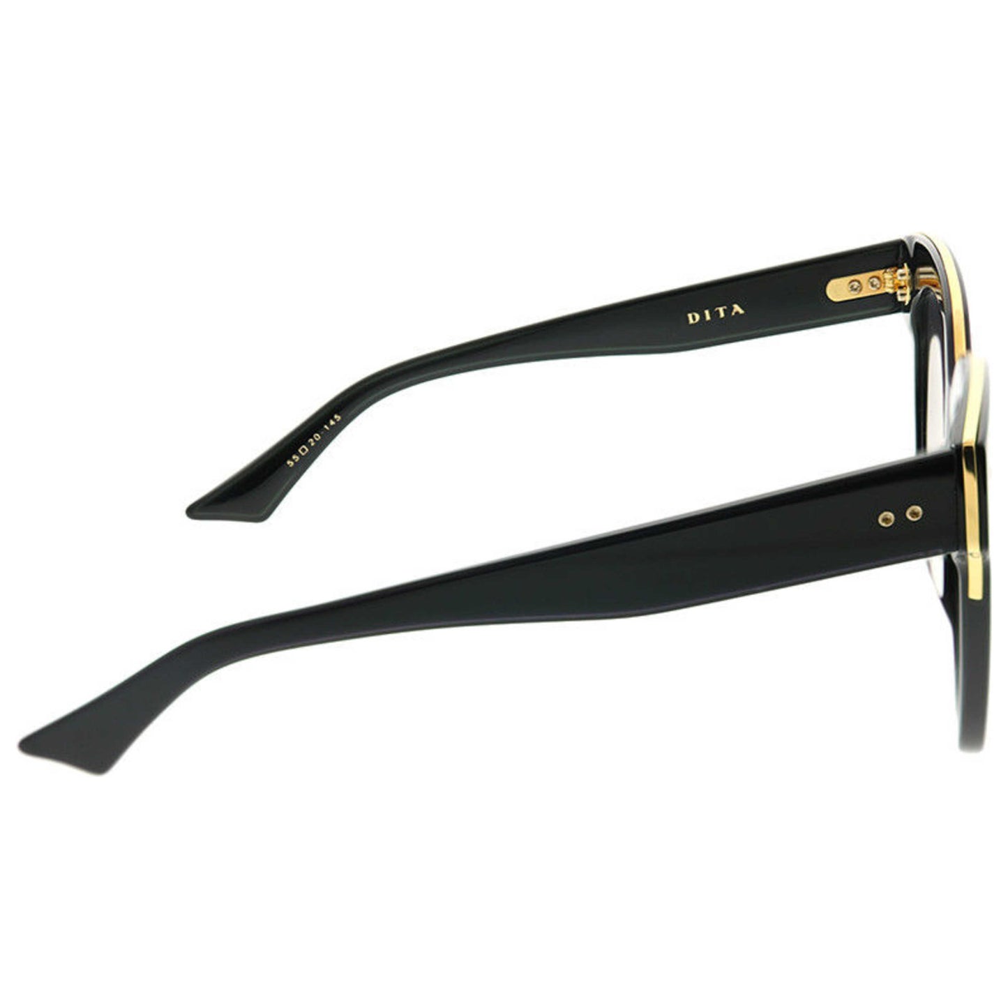 Dita Day Tripper Unisex Sunglasses 22031-A-BLK-GLD-55 - Image #4