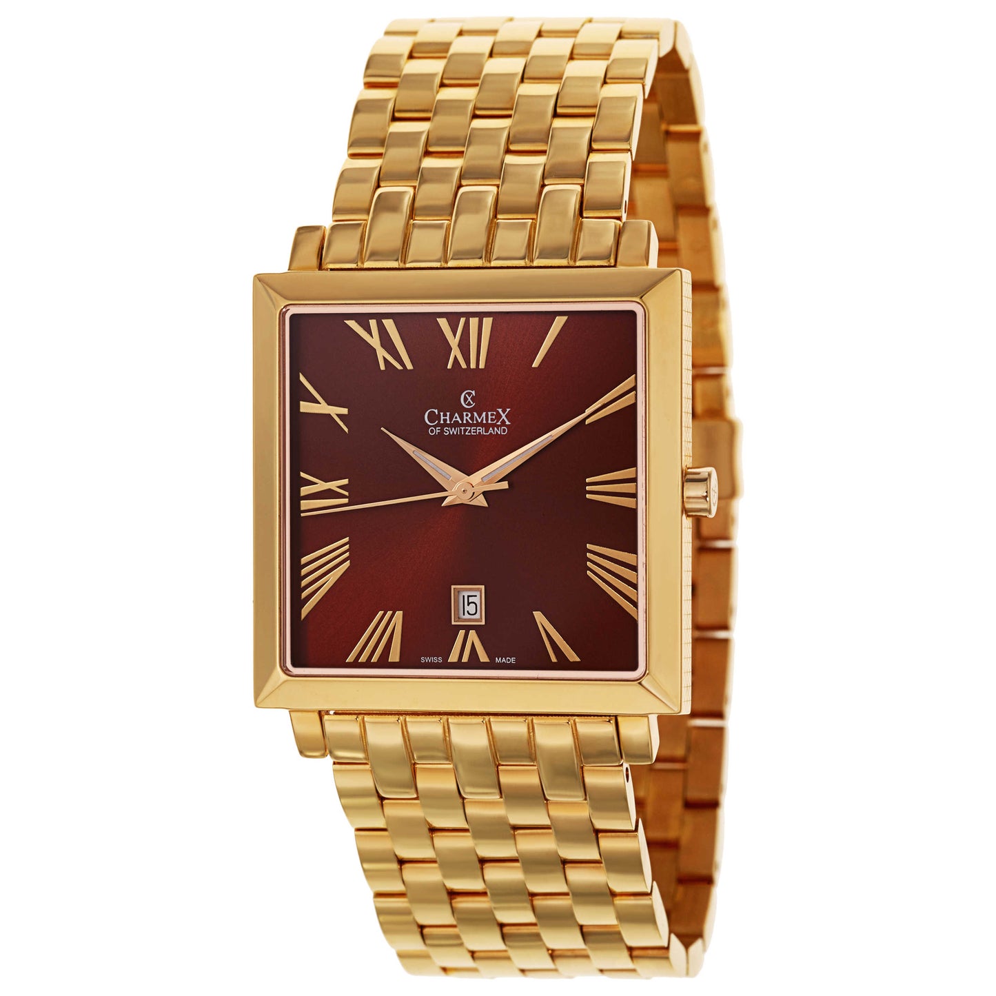 Front view of Charmex Basel Men's Swiss Quartz (Battery-Powered) Watch 2272