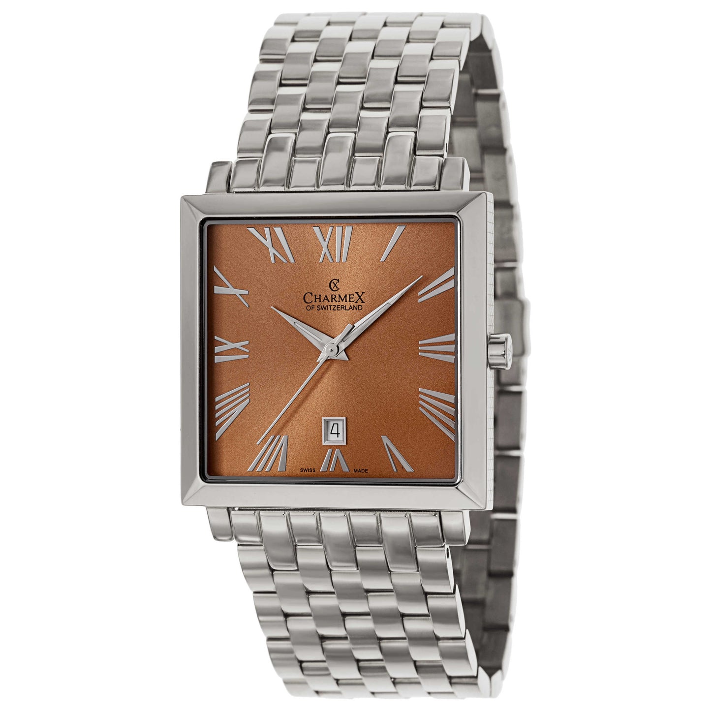 Front view of Charmex Basel Men's Swiss Quartz (Battery-Powered) Watch 2282
