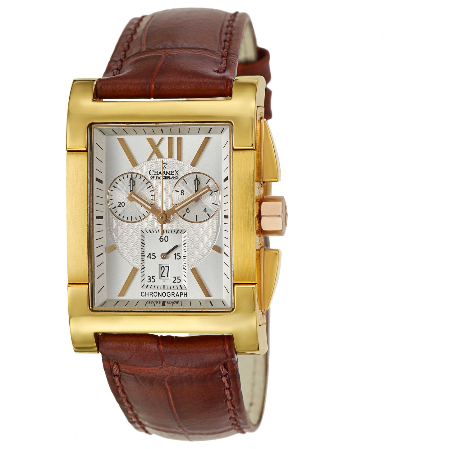 Front view of Charmex Lausanne Men's Swiss Quartz (Battery-Powered) Watch 2290