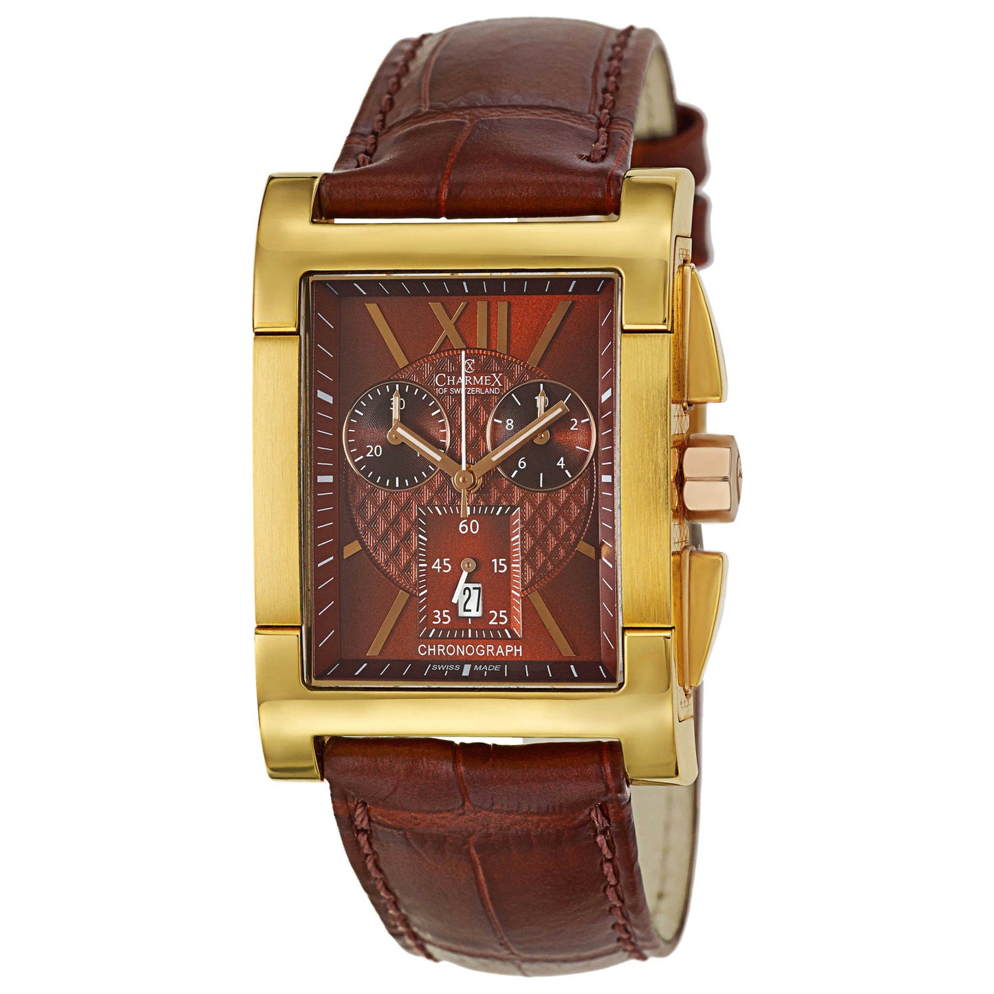 Front view of Charmex Lausanne Men's Swiss Quartz (Battery-Powered) Watch 2292