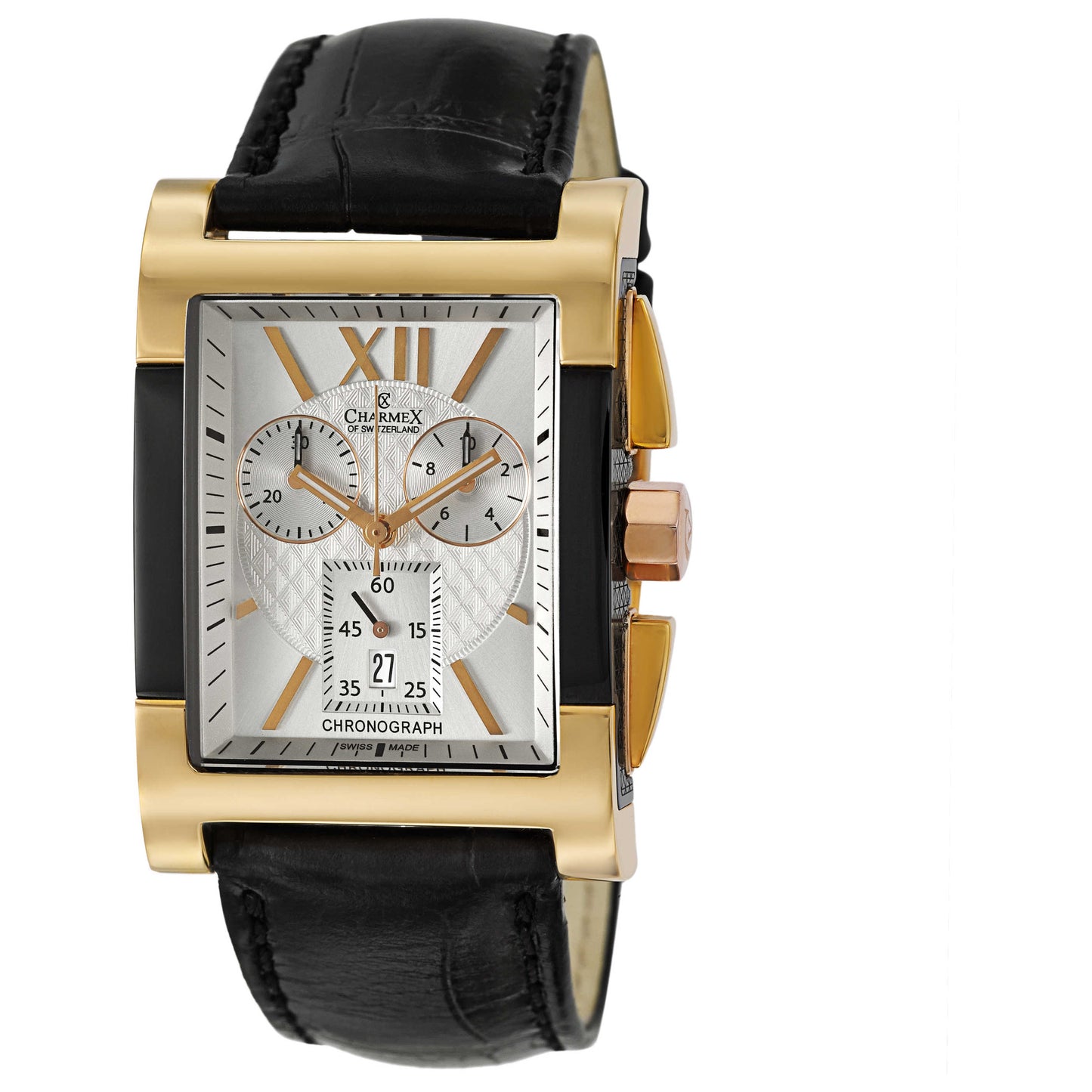Front view of Charmex Lausanne Men's Swiss Quartz (Battery-Powered) Watch 2295