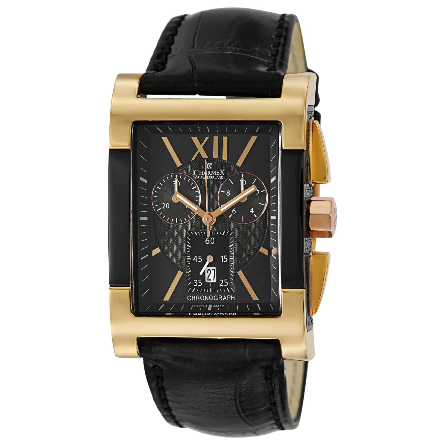 Front view of Charmex Lausanne Men's Swiss Quartz (Battery-Powered) Watch 2296