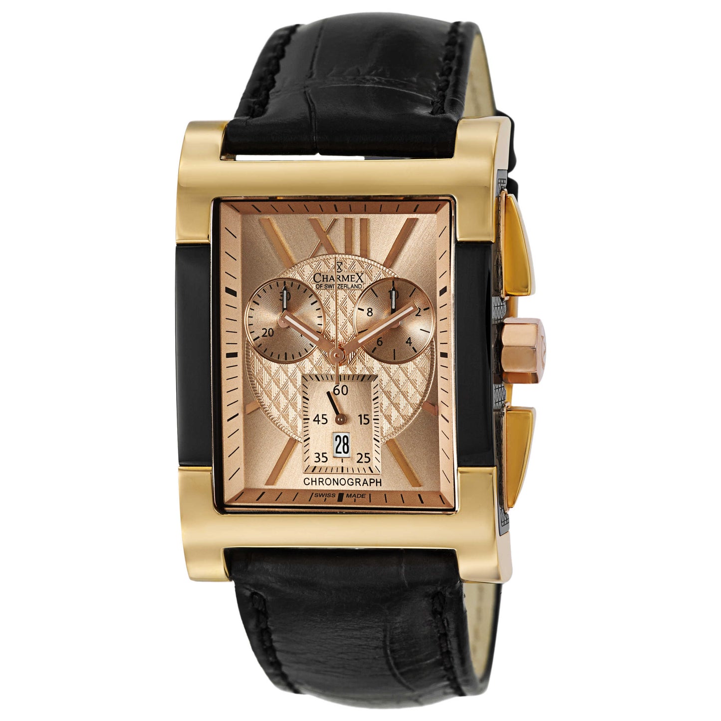 Front view of Charmex Lausanne Men's Swiss Quartz (Battery-Powered) Watch 2297