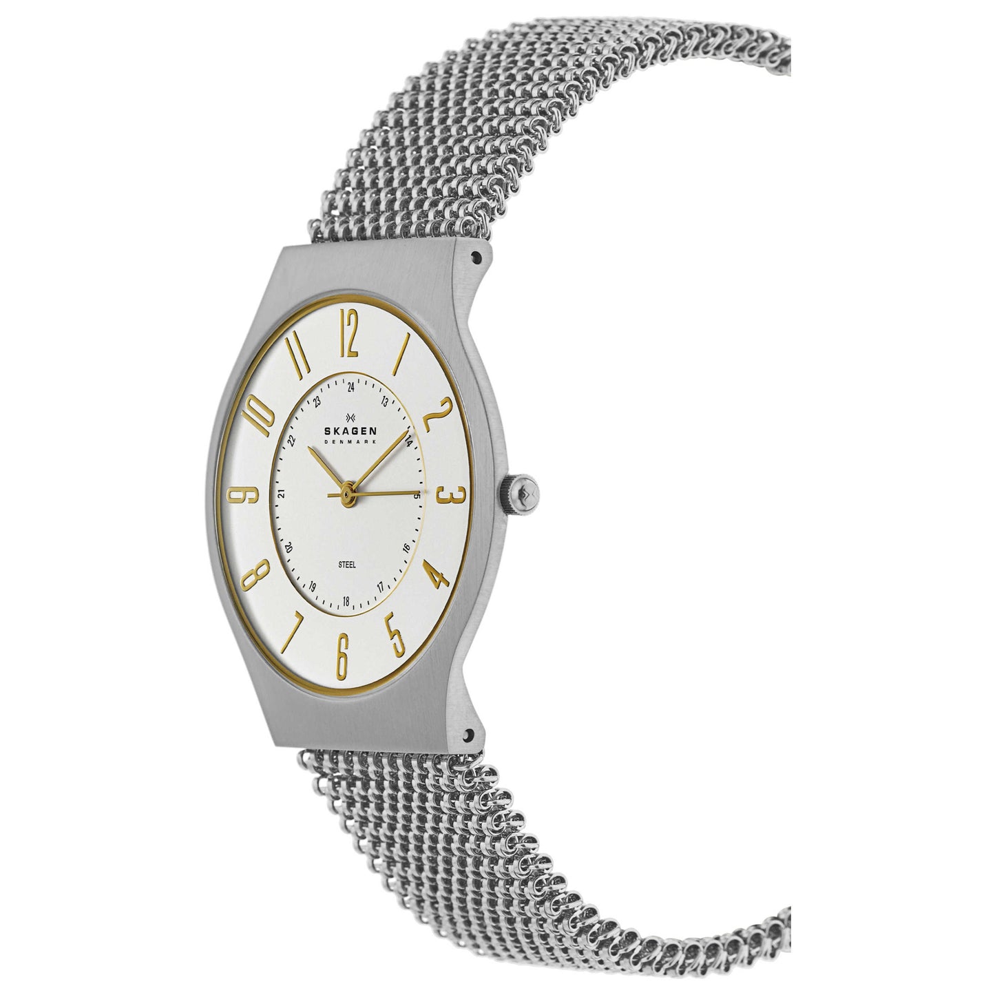 Skagen Mesh Men's Japanese Quartz (Battery-Powered) Watch 233LSG2 - Image #4