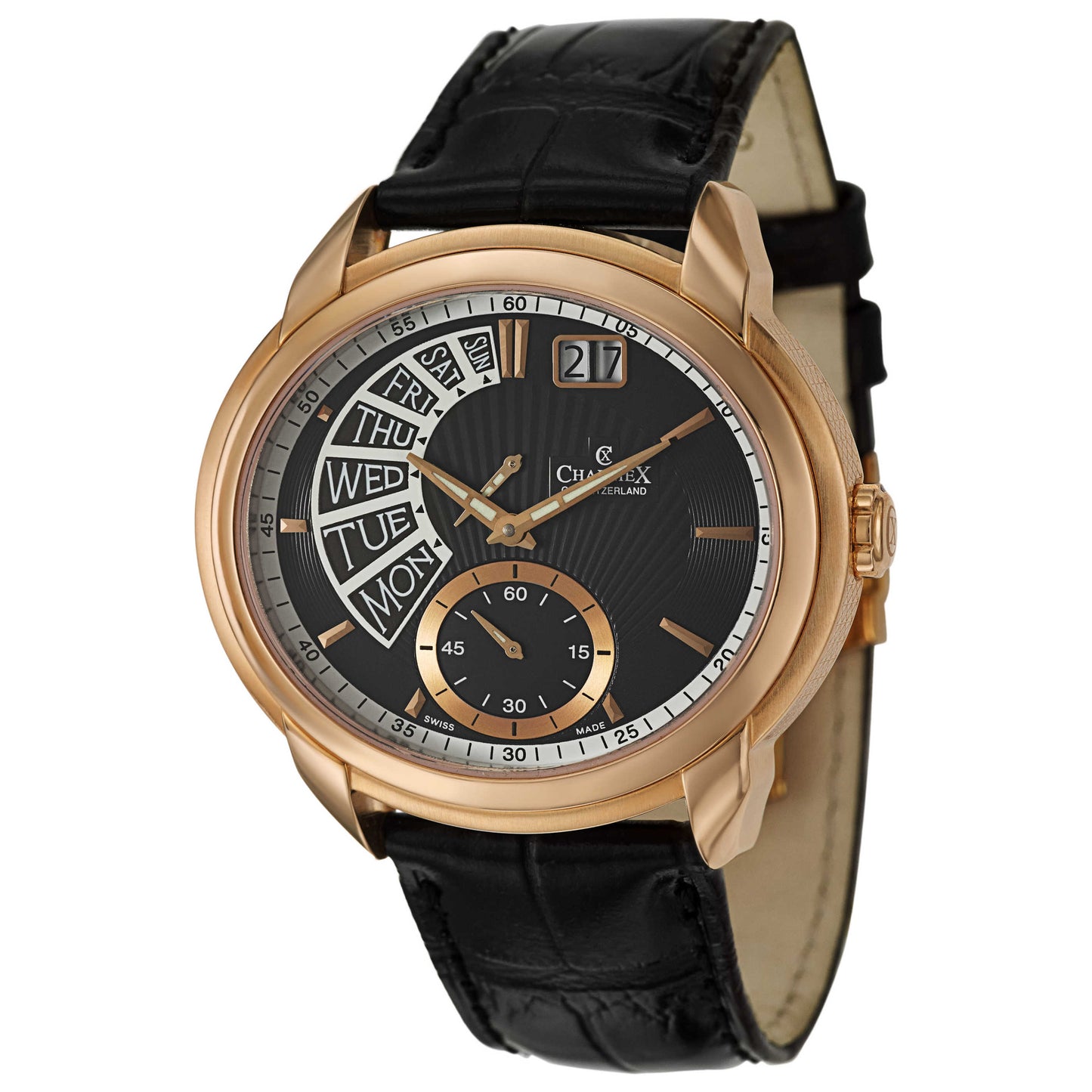 Front view of Charmex Portofino Men's Swiss Quartz (Battery-Powered) Watch 2346