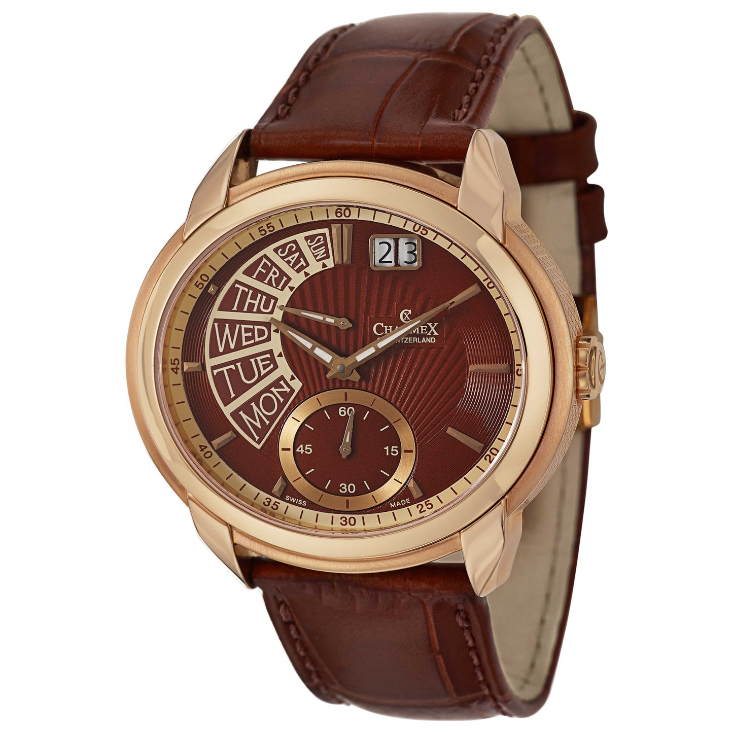 Front view of Charmex Portofino Men's Swiss Quartz (Battery-Powered) Watch 2347