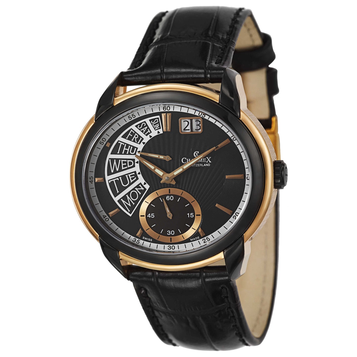 Front view of Charmex Portofino Men's Swiss Quartz (Battery-Powered) Watch 2351