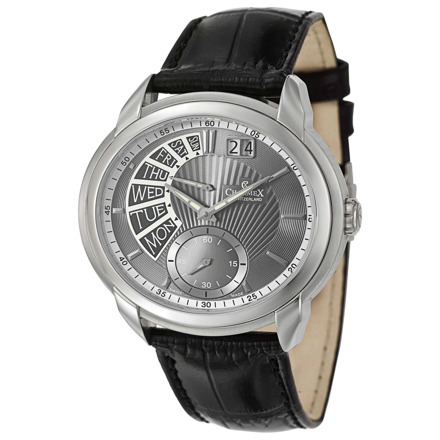 Front view of Charmex Portofino Men's Swiss Quartz (Battery-Powered) Watch 2356