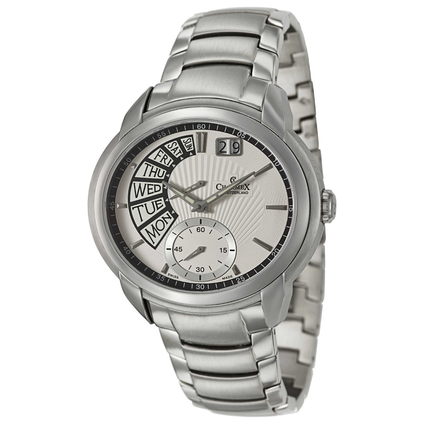 Front view of Charmex Portofino Men's Swiss Quartz (Battery-Powered) Watch 2360