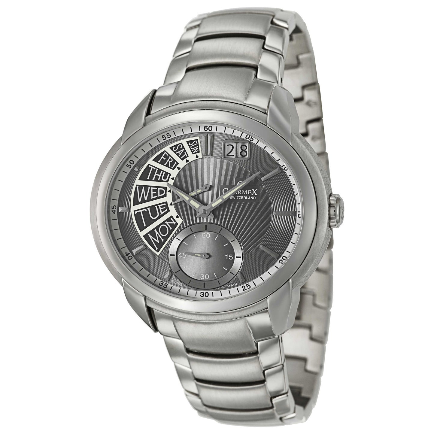 Front view of Charmex Portofino Men's Swiss Quartz (Battery-Powered) Watch 2361