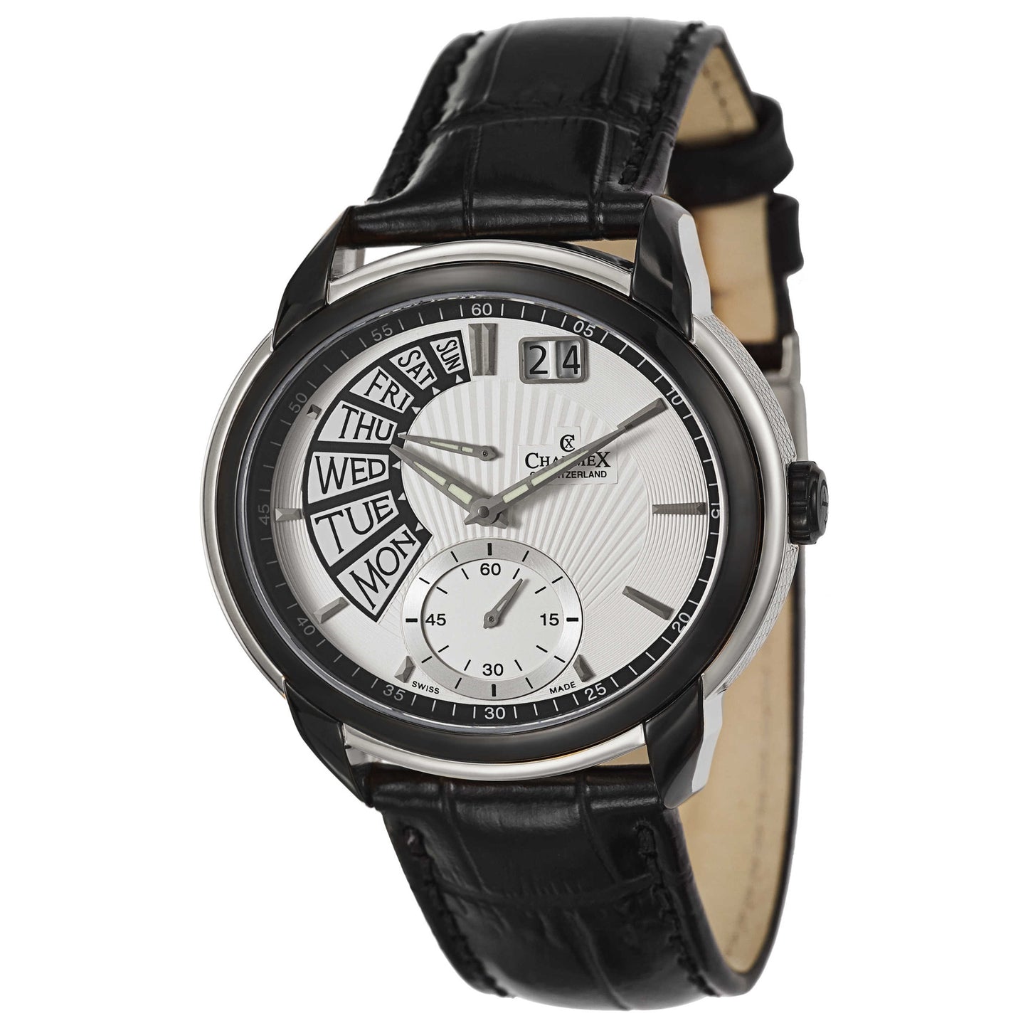 Front view of Charmex Portofino Men's Swiss Quartz (Battery-Powered) Watch 2365