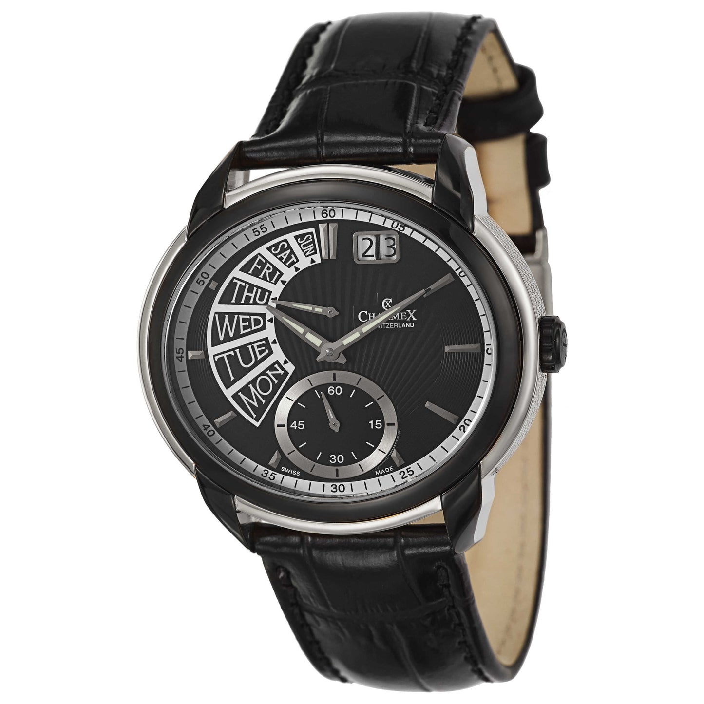 Front view of Charmex Portofino Men's Swiss Quartz (Battery-Powered) Watch 2366