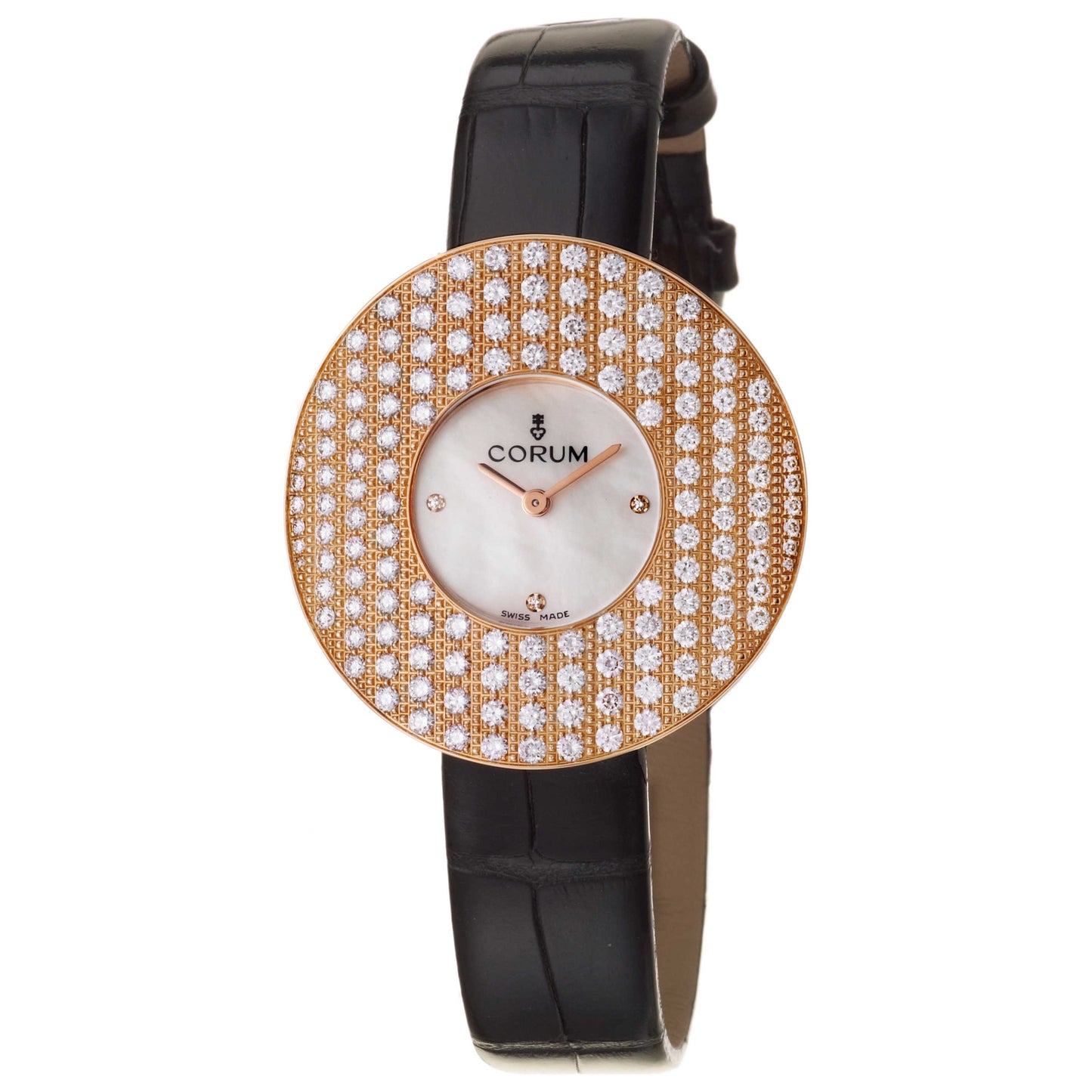 Front view of Corum Chinese Hat Women's Swiss Quartz (Battery-Powered) Watch 237-101-85-0081-PN01