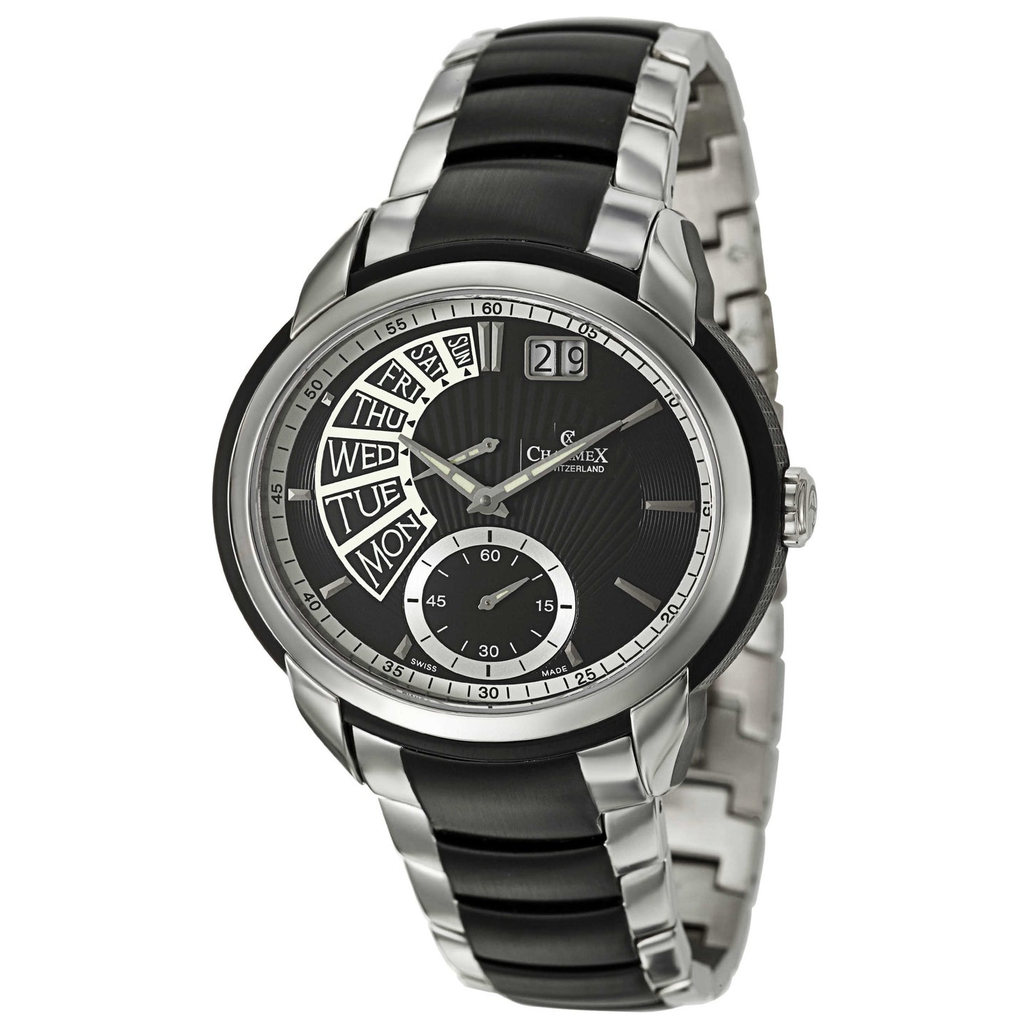 Front view of Charmex Portofino Men's Swiss Quartz (Battery-Powered) Watch 2371