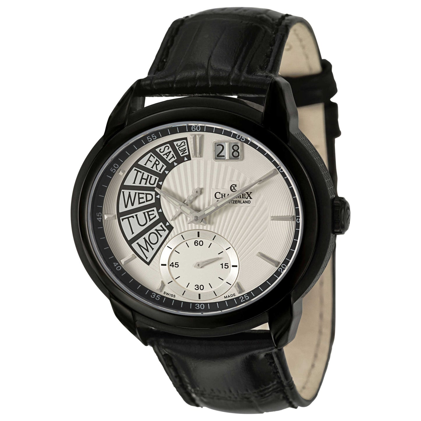 Front view of Charmex Portofino Men's Swiss Quartz (Battery-Powered) Watch 2375