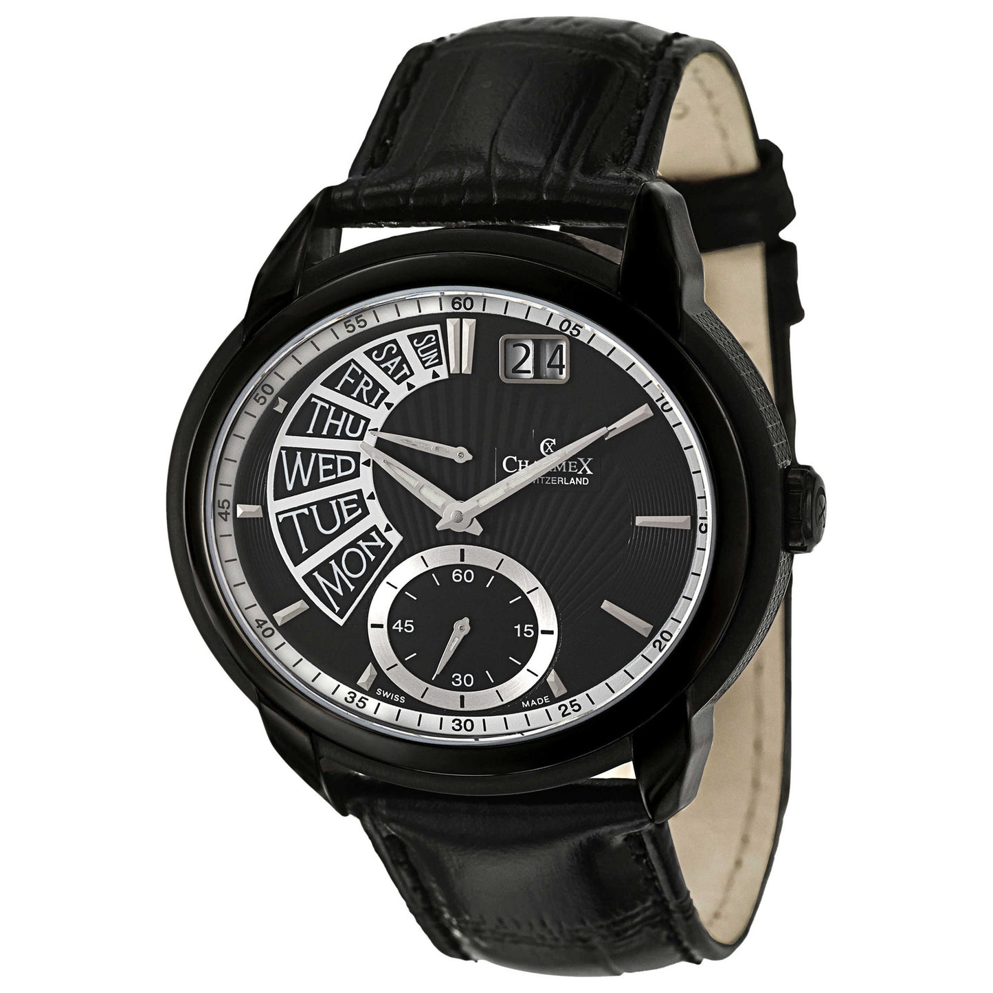 Front view of Charmex Portofino Men's Swiss Quartz (Battery-Powered) Watch 2376