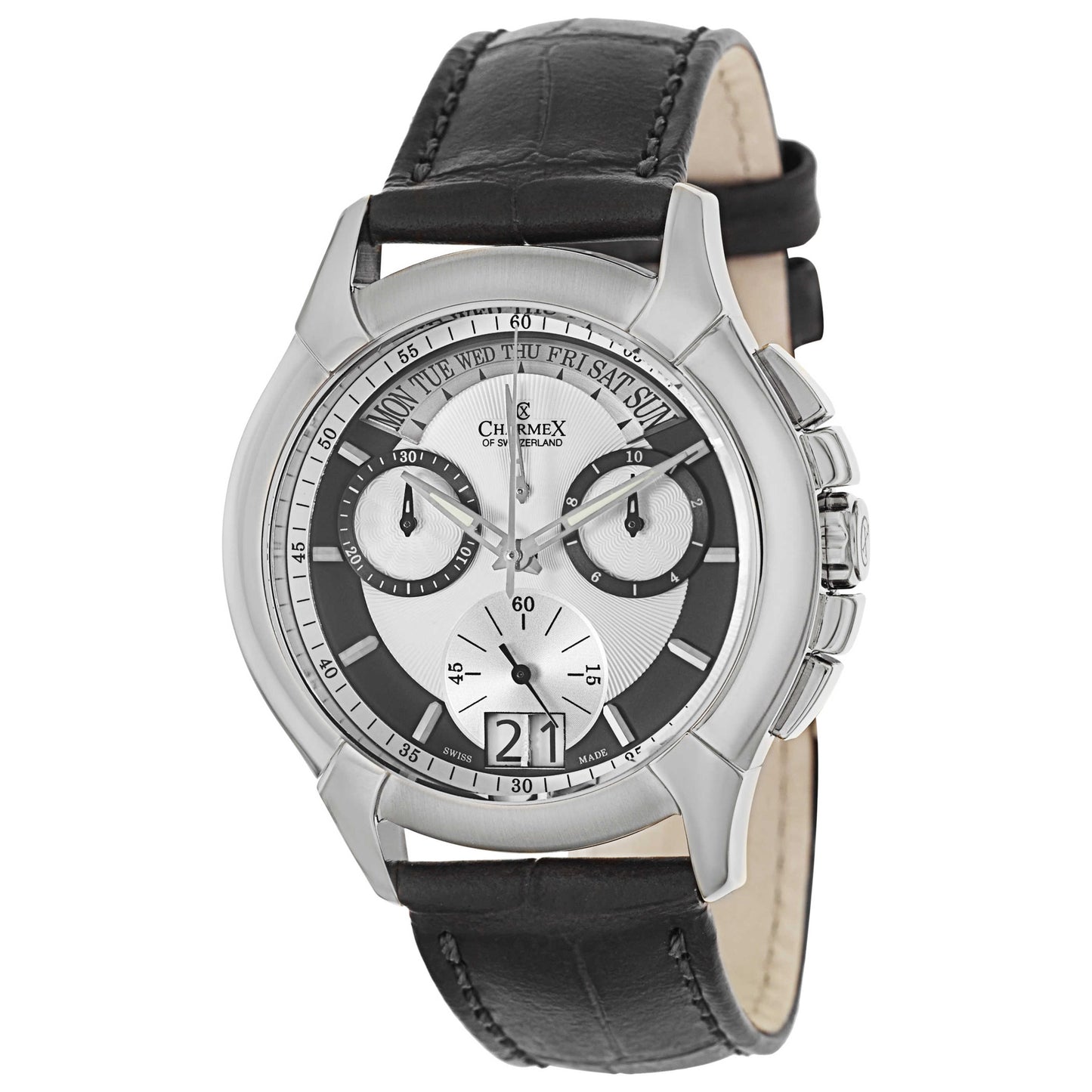 Front view of Charmex Zermatt Men's Swiss Quartz (Battery-Powered) Watch 2405