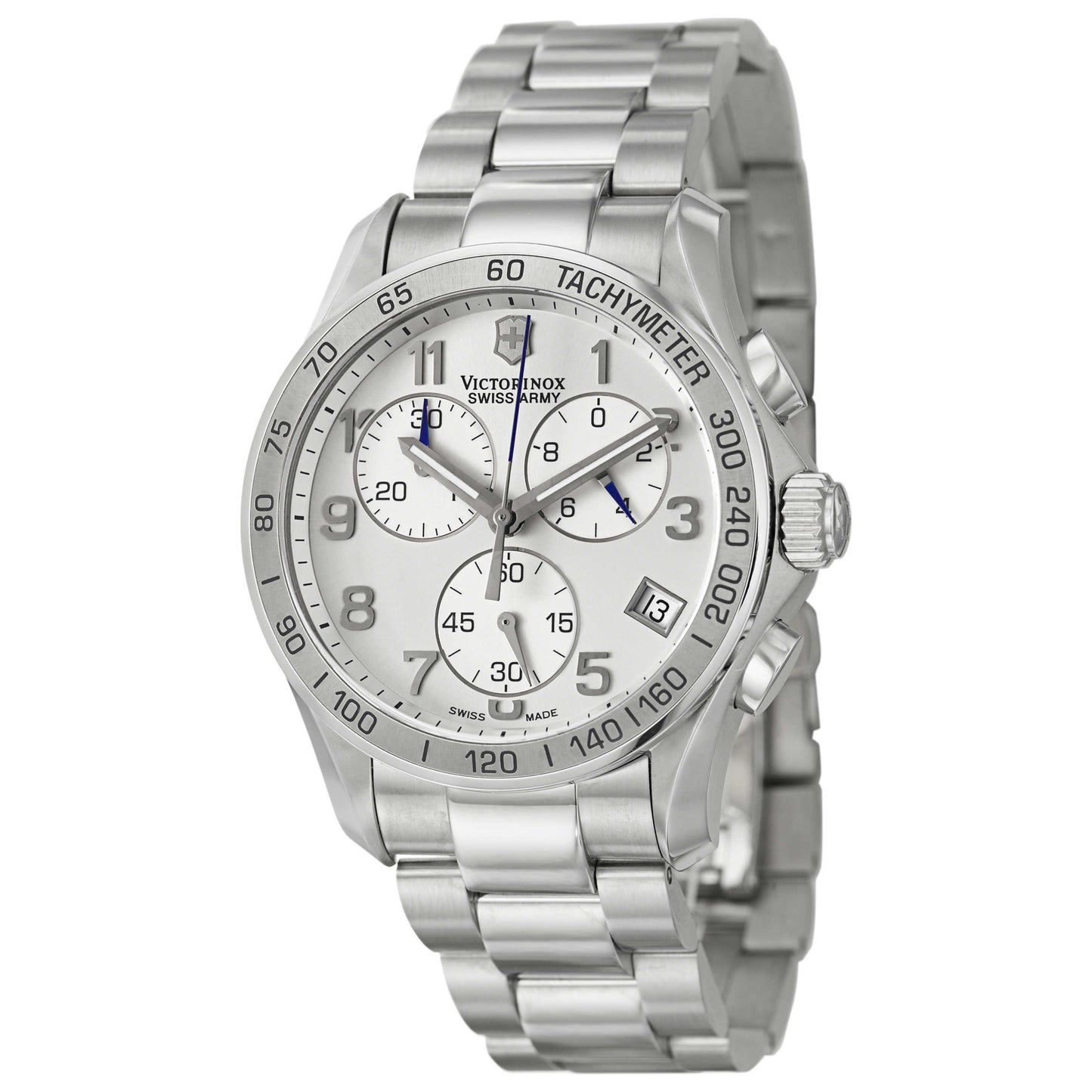 Front view of Victorinox Swiss Army Chrono Classic Men's Swiss Quartz (Battery-Powered) Watch 241315