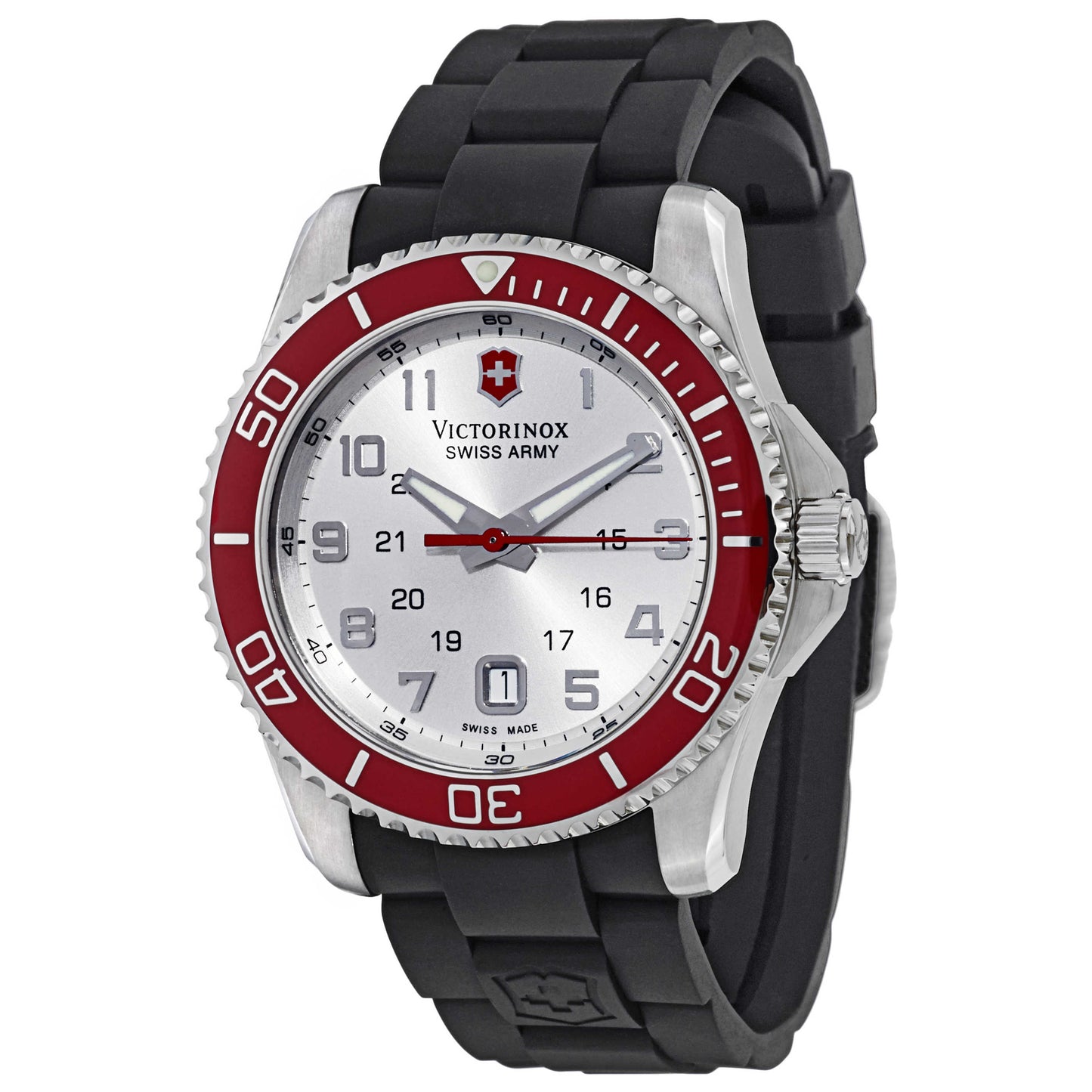 Front view of Victorinox Swiss Army Classic Men's Swiss Quartz (Battery-Powered) Watch 241438