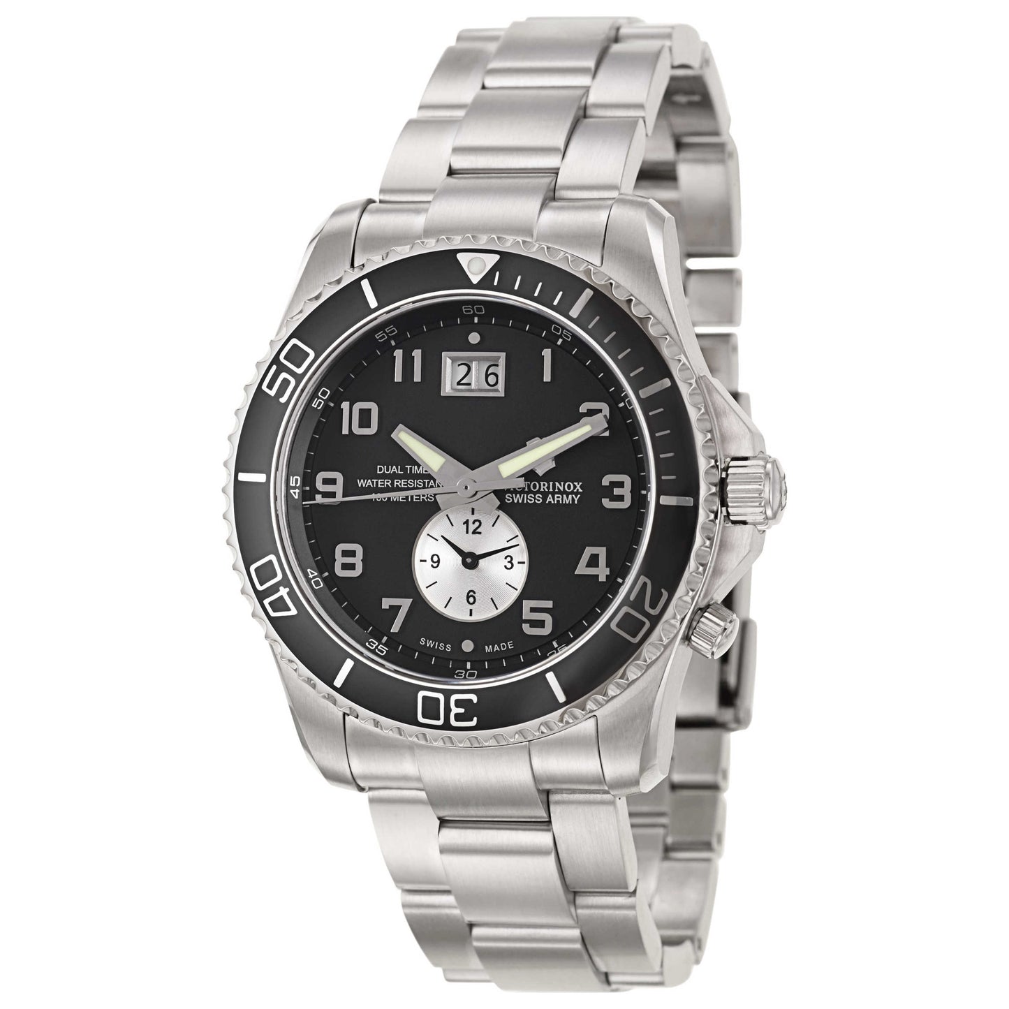 Front view of Victorinox Swiss Army Classic Men's Swiss Quartz (Battery-Powered) Watch 241441