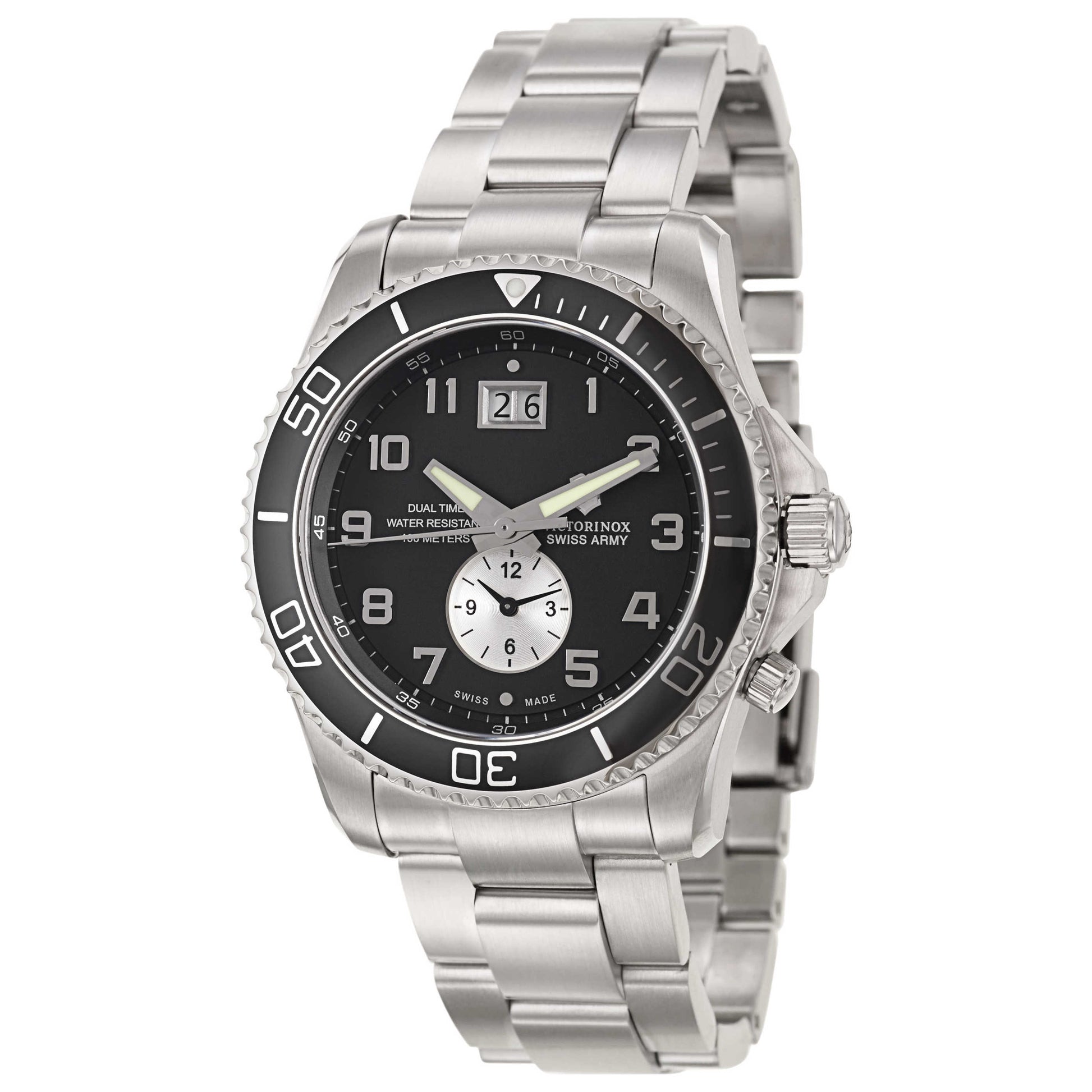 Front view of Victorinox Swiss Army Classic Men's Swiss Quartz (Battery-Powered) Watch 241441