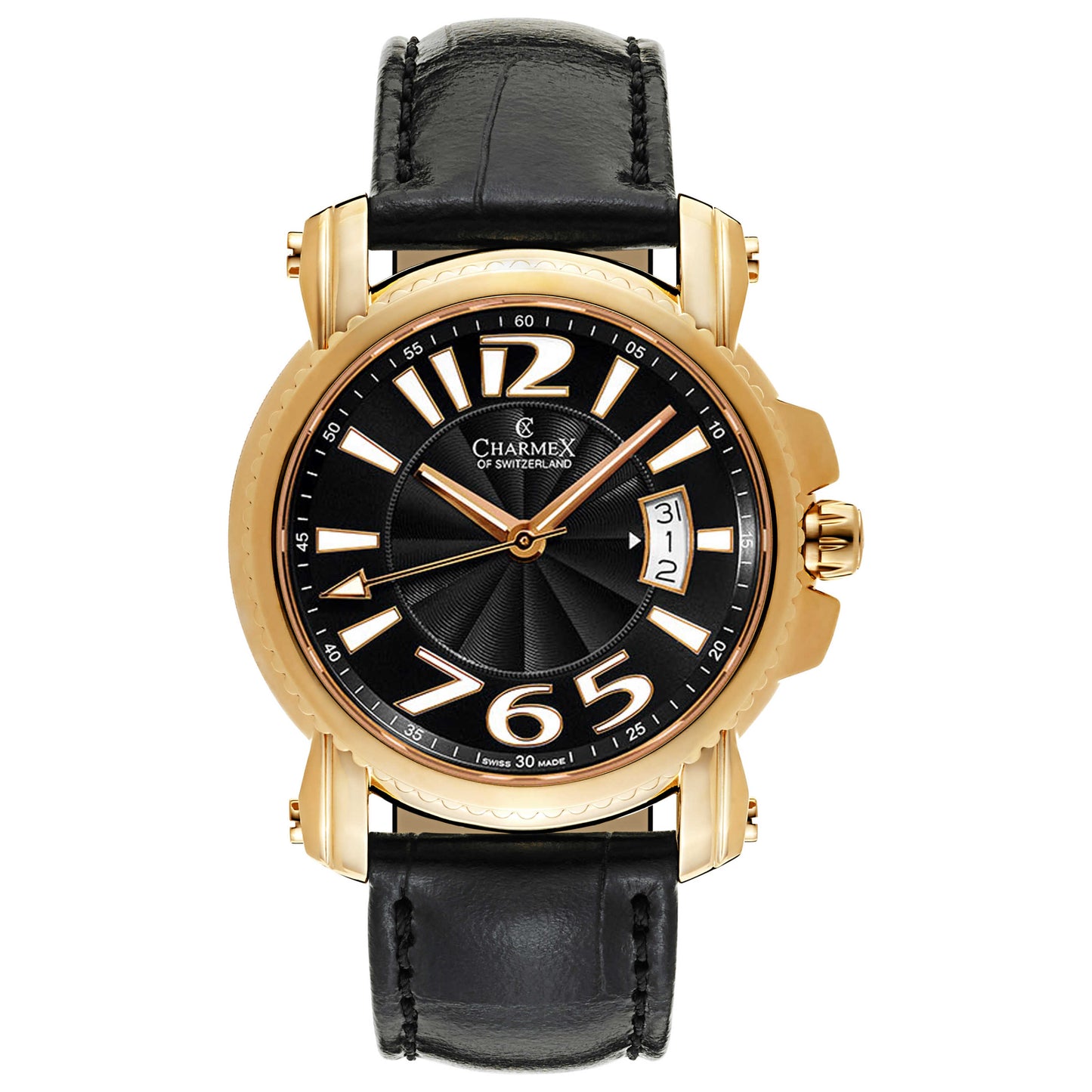 Front view of Charmex Berlin Men's Swiss Quartz (Battery-Powered) Watch 2511