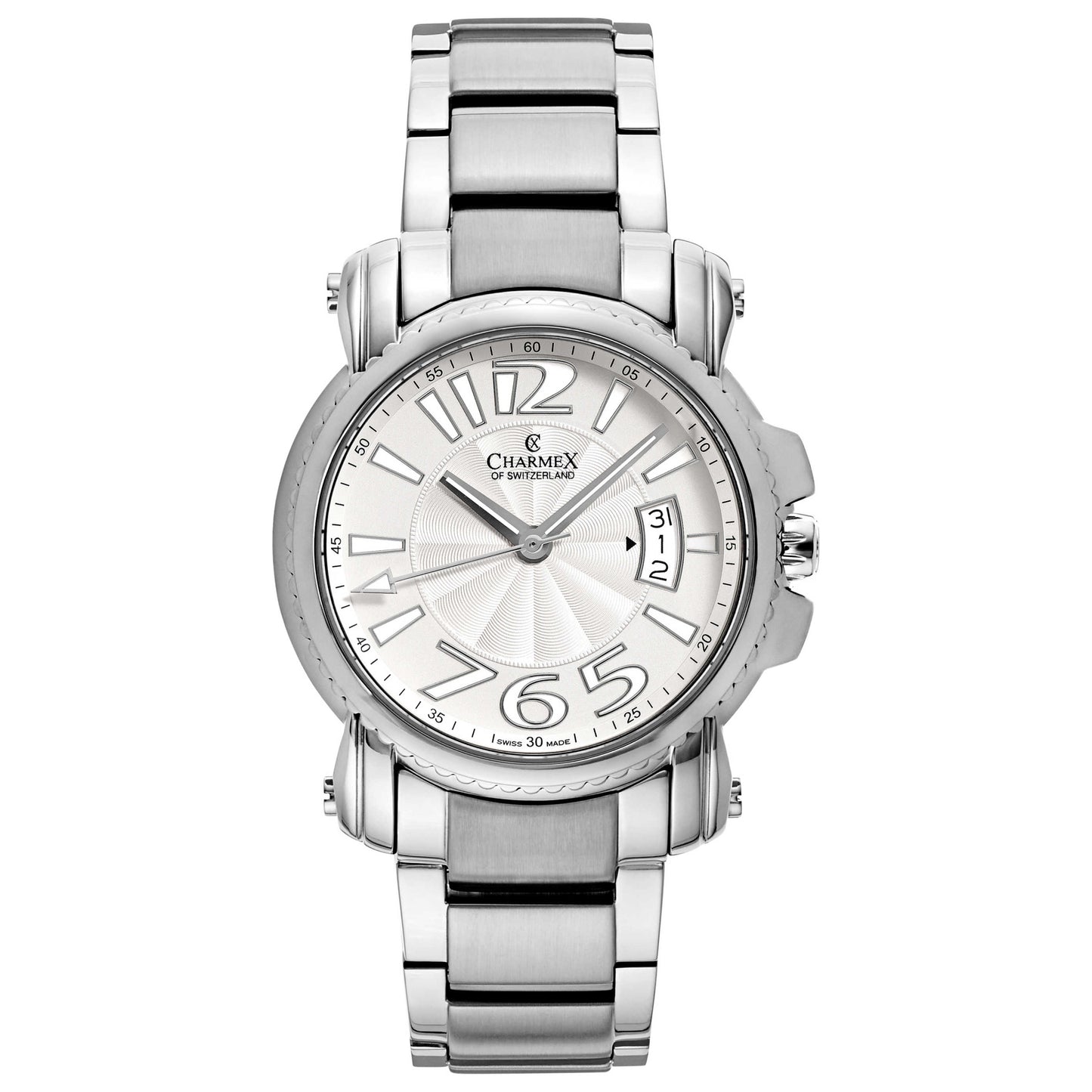 Front view of Charmex Berlin Men's Swiss Quartz (Battery-Powered) Watch 2520