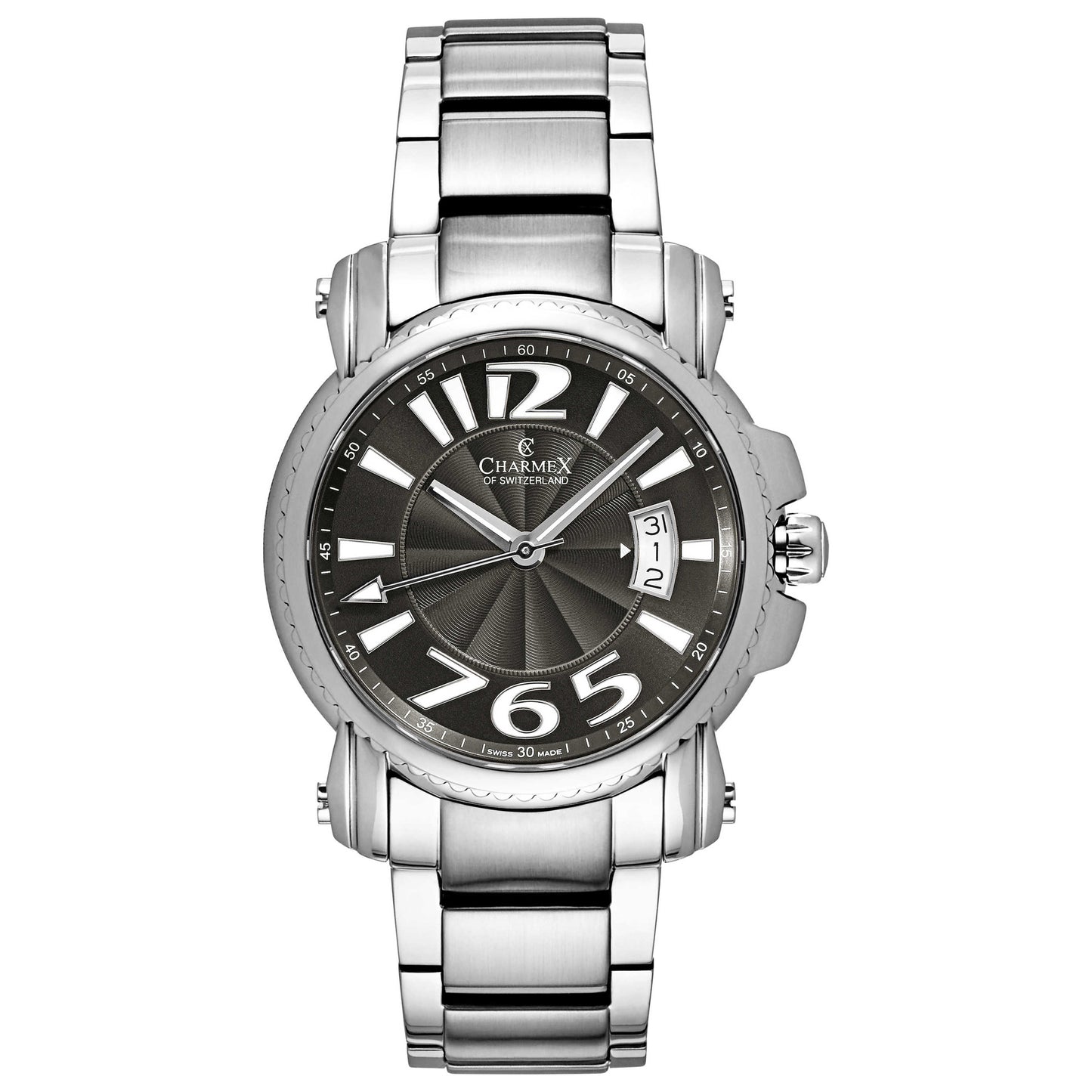 Front view of Charmex Berlin Men's Swiss Quartz (Battery-Powered) Watch 2521