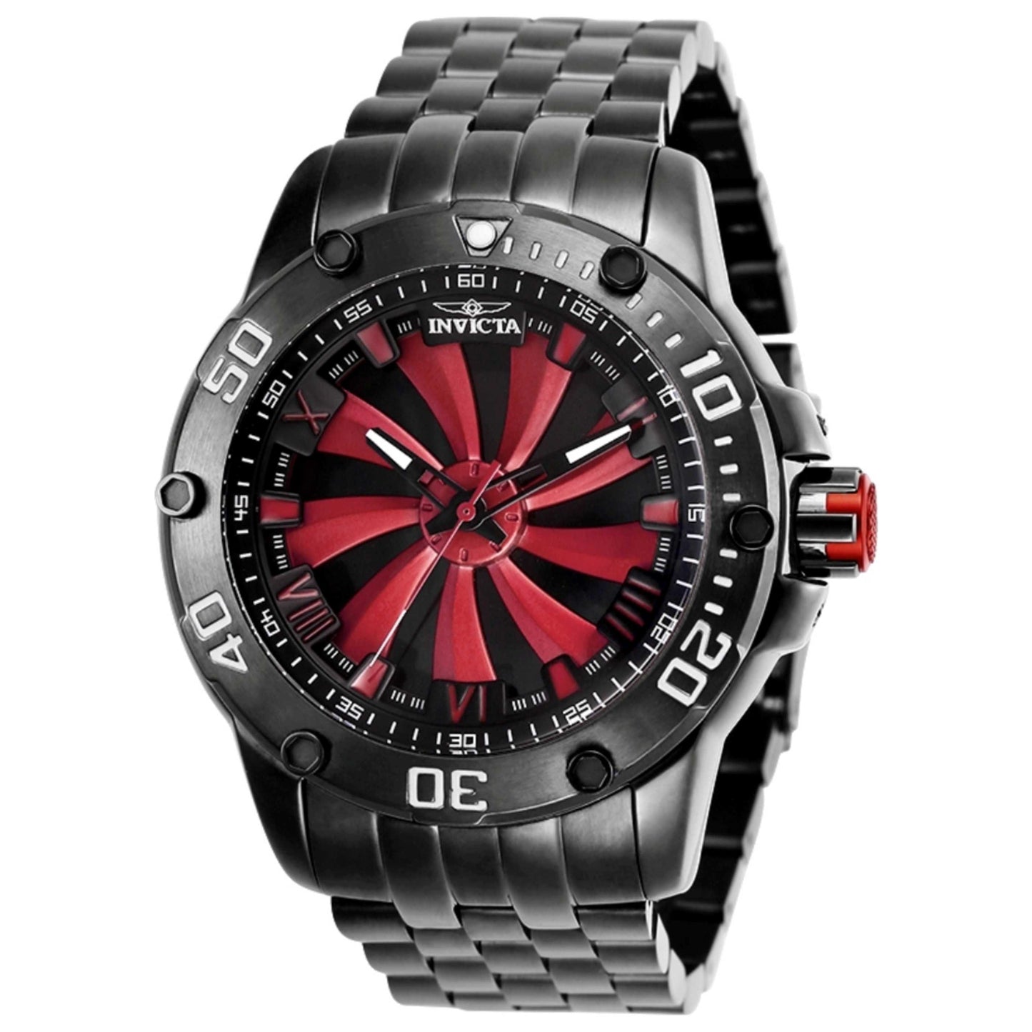 Front view of Invicta Speedway Men's Automatic Watch 25849