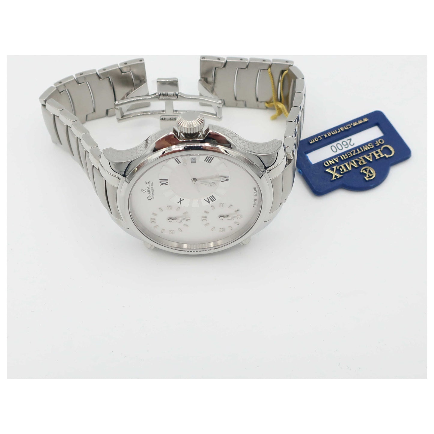 Charmex Cosmopolitan II Men's Swiss Quartz (Battery-Powered) Watch 2600-SD - Image #8