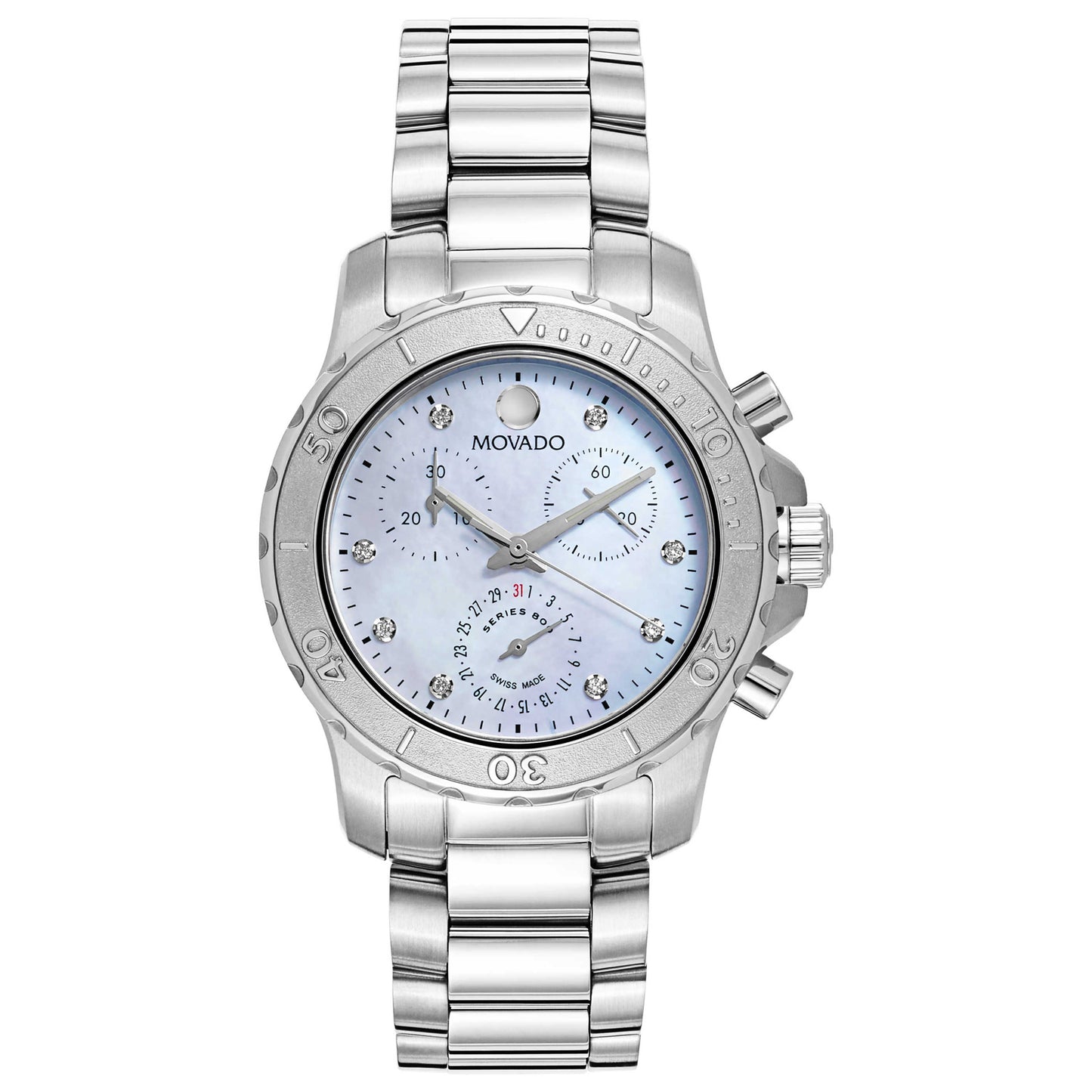 Front view of Movado Series 800 Women's Swiss Quartz (Battery-Powered) Watch 2600128