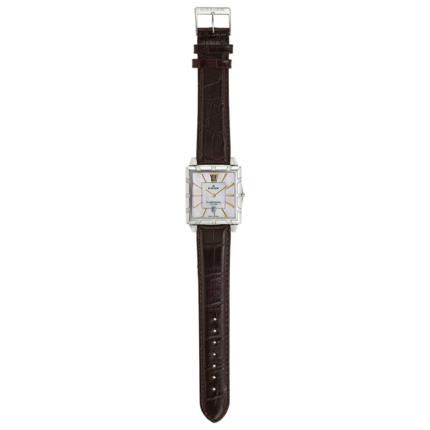 Edox Classe Royale Women's Swiss Quartz (Battery-Powered) Watch 26022-3R-NAINBR - Image #8