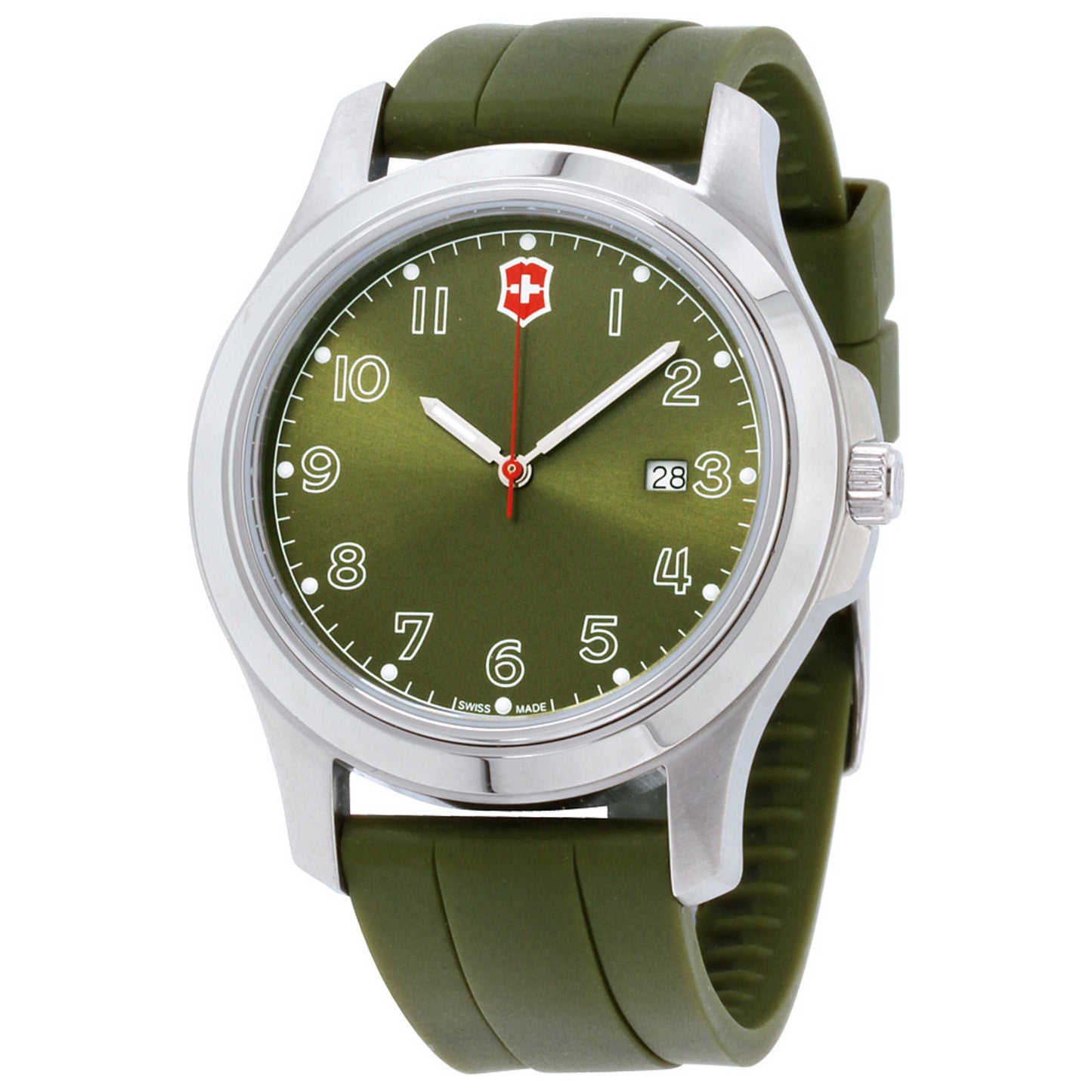 Front view of Victorinox Swiss Army Garrison Men's Quartz Watch 26069-CB