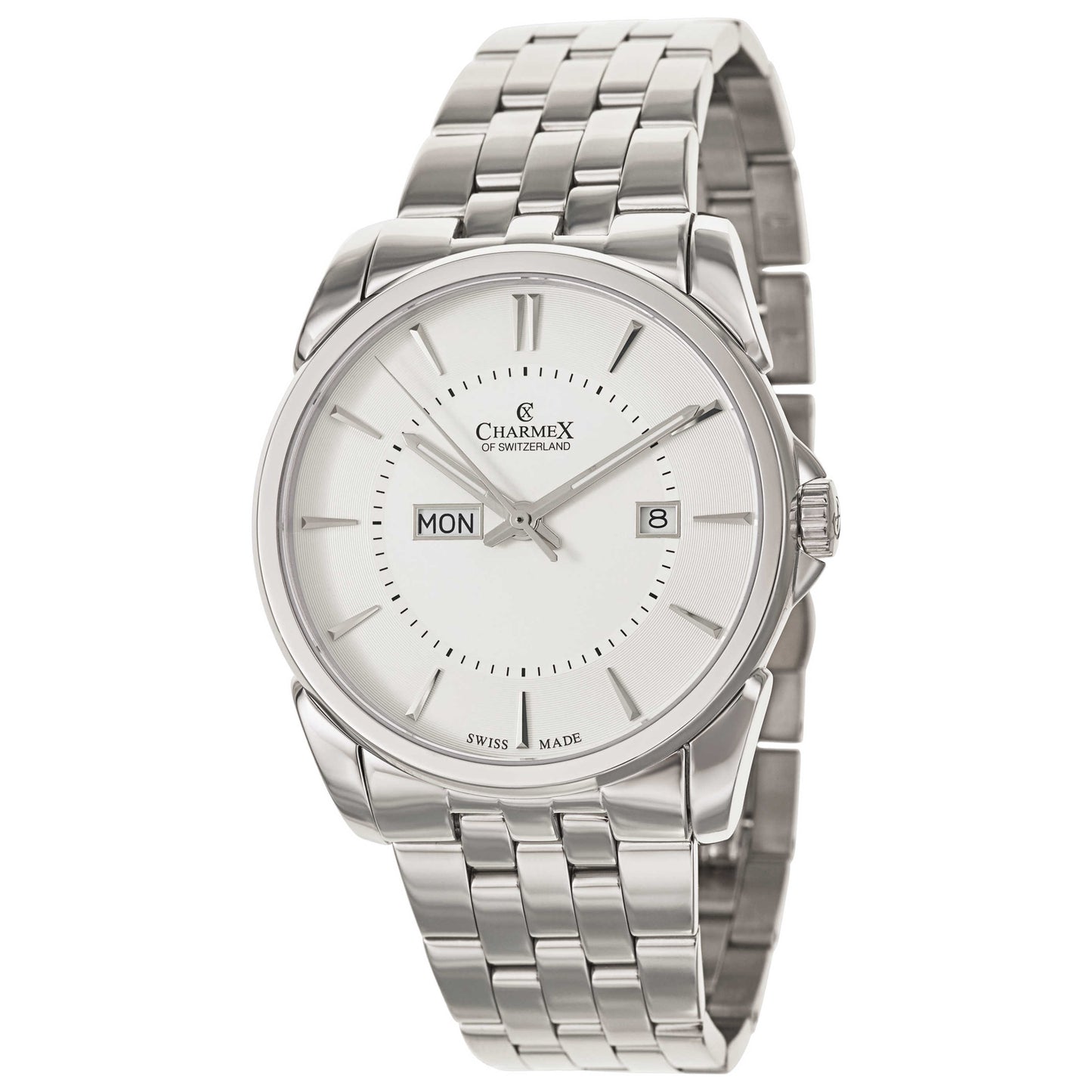 Front view of Charmex New Yorker Men's Swiss Quartz (Battery-Powered) Watch 2625