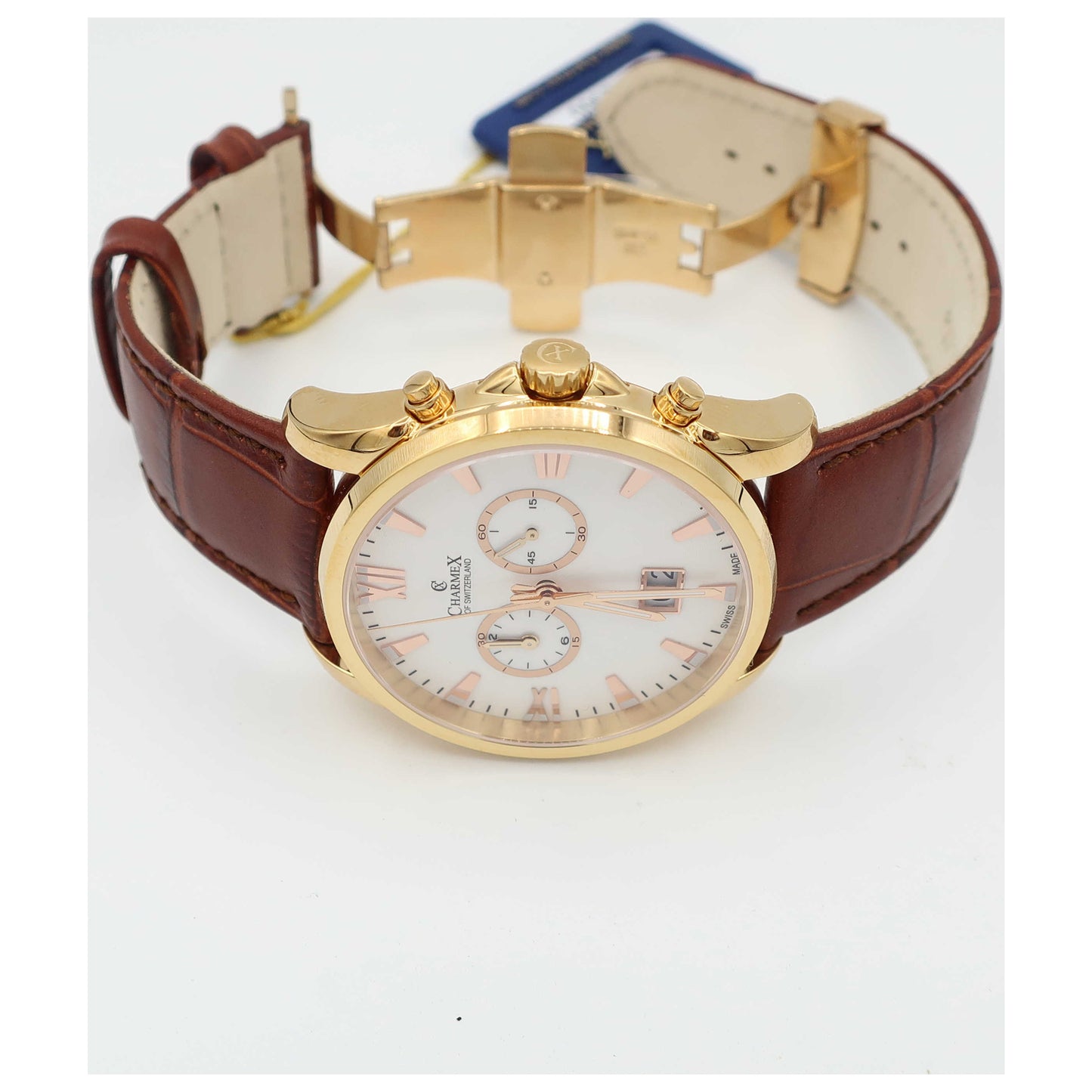 Charmex Geneva Men's Swiss Quartz (Battery-Powered) Watch 2660-SD - Image #8