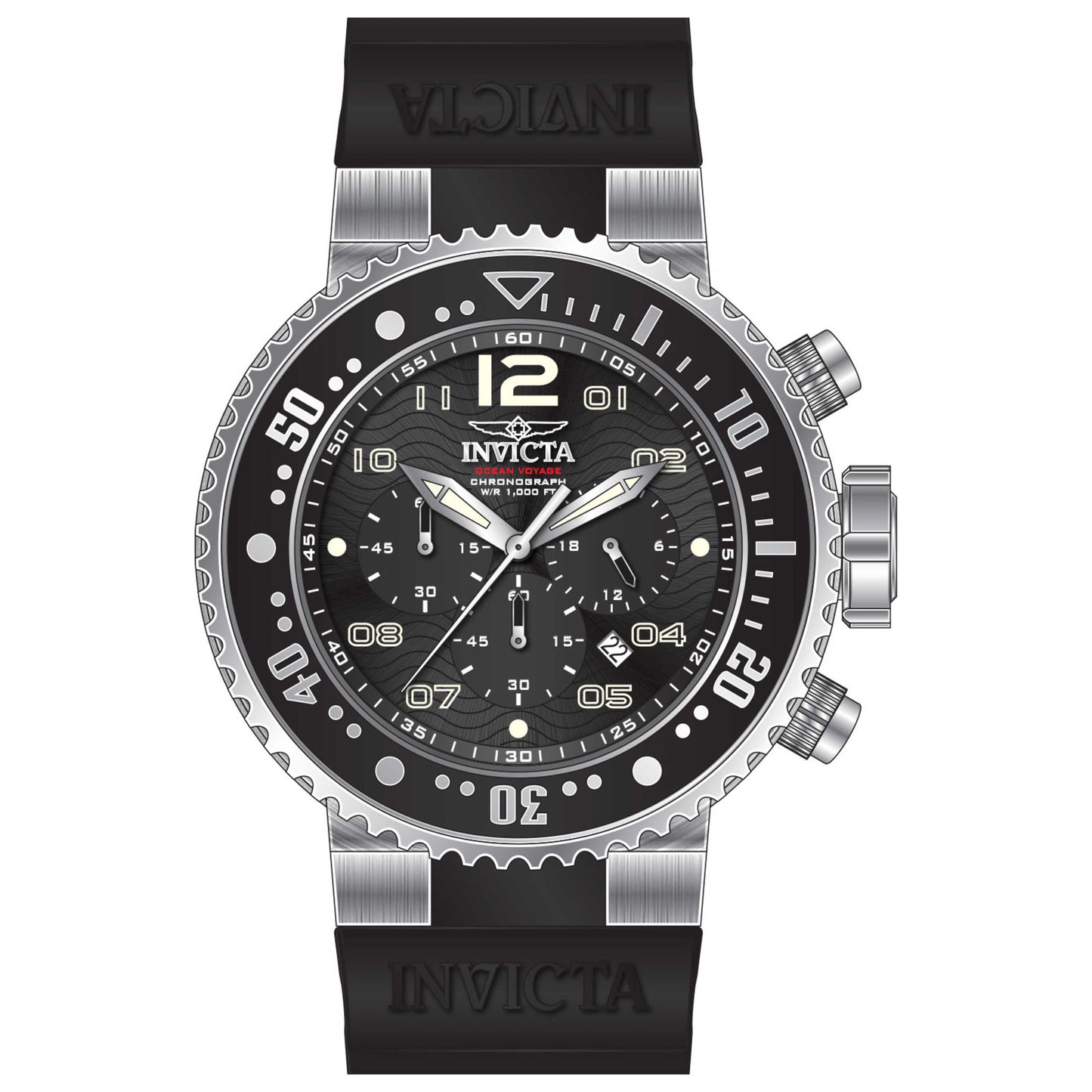 Front view of Invicta Pro Diver Men's Quartz Watch 26732