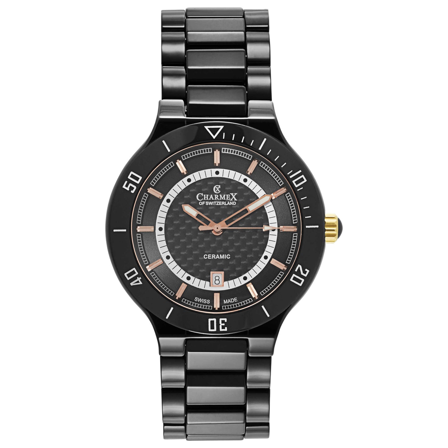 Front view of Charmex San Remo Men's Swiss Quartz (Battery-Powered) Watch 2691