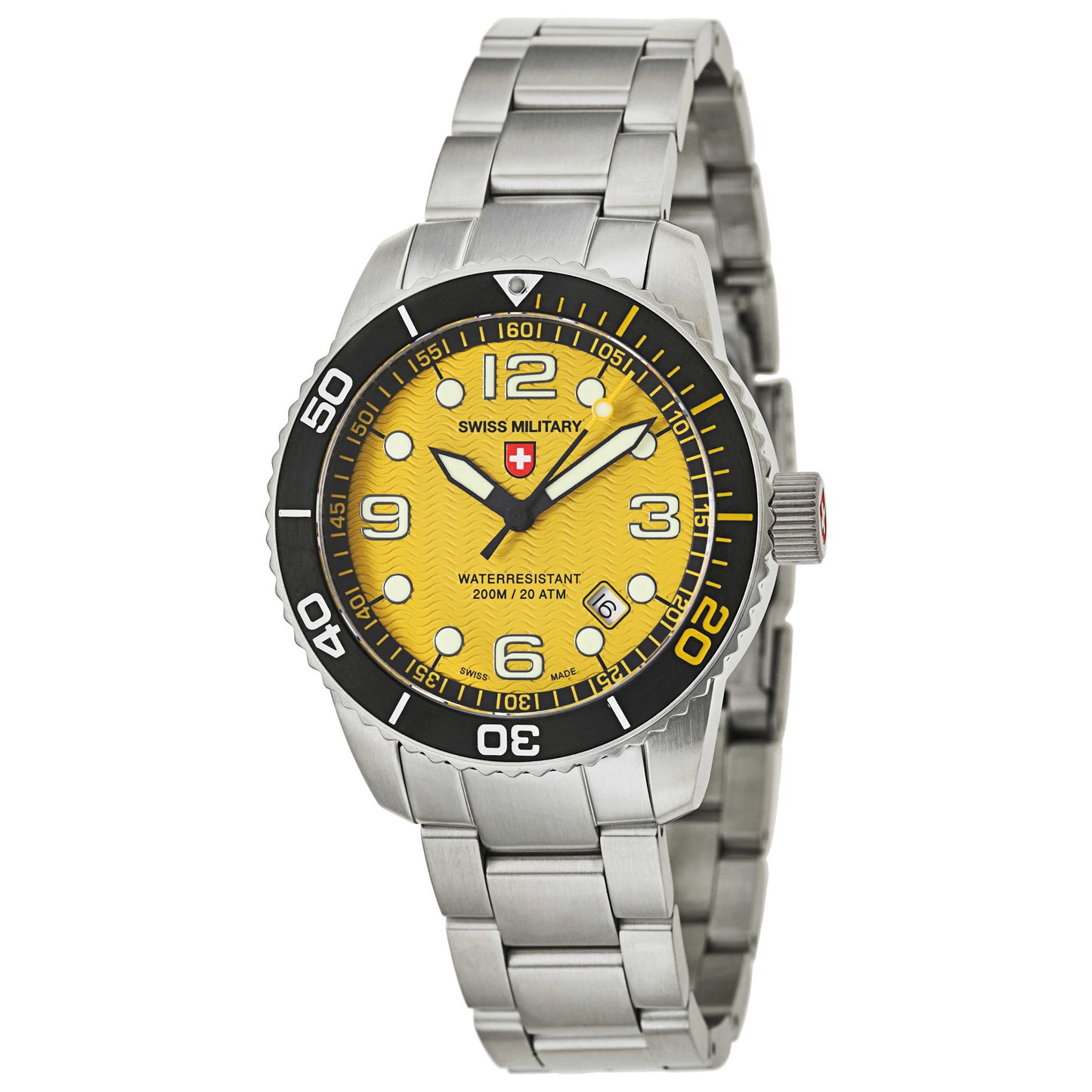 Front view of Swiss Military Marlin Men's Swiss Quartz (Battery-Powered) Watch 2704
