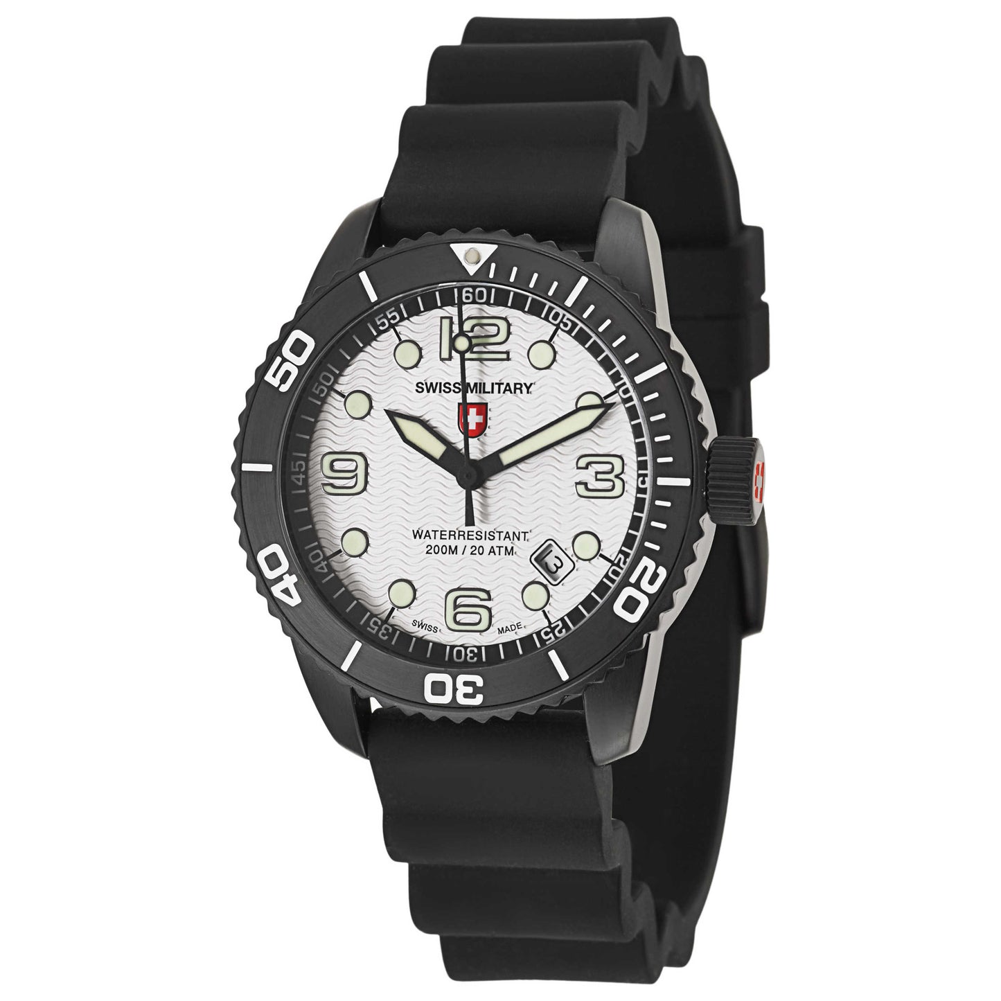 Front view of Swiss Military Marlin Men's Swiss Quartz (Battery-Powered) Watch 2705
