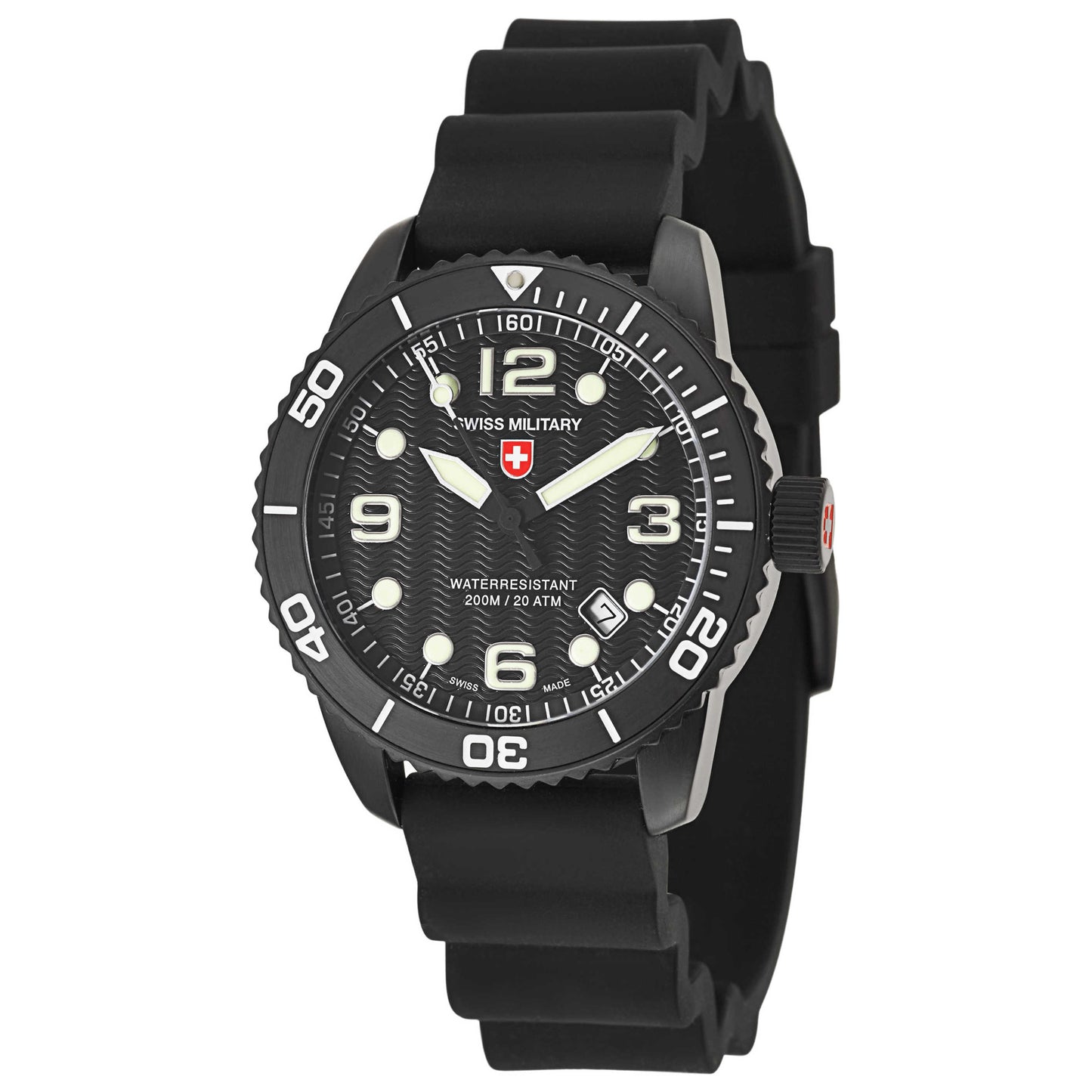 Front view of Swiss Military Marlin Men's Swiss Quartz (Battery-Powered) Watch 2706