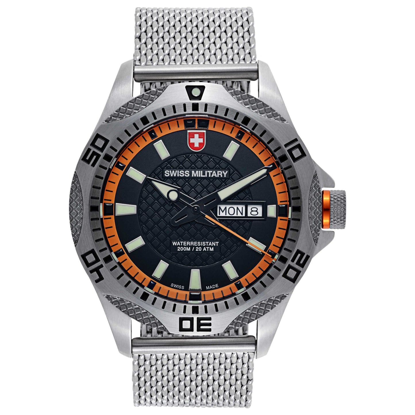 Front view of Swiss Military Tank Men's Swiss Quartz (Battery-Powered) Watch 2738